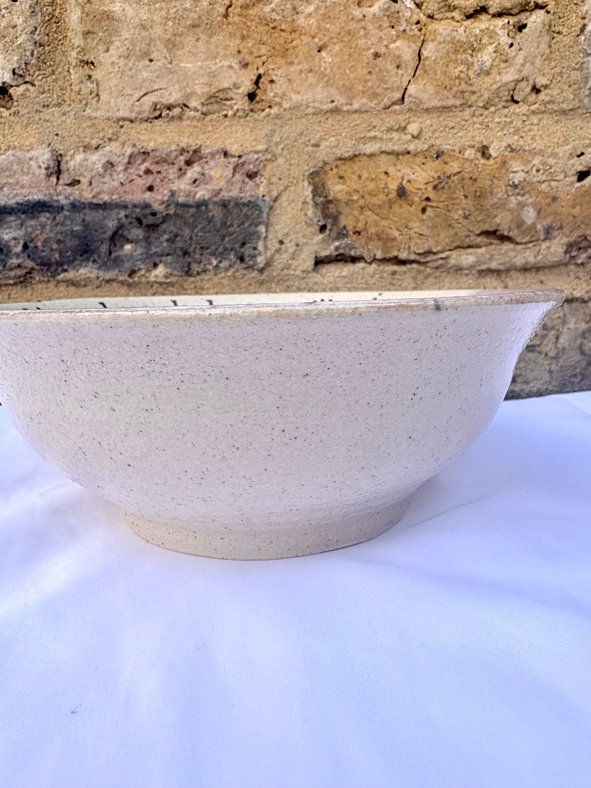 "live, laugh, love...or despair and die alone" bowl (Lilac Dream)