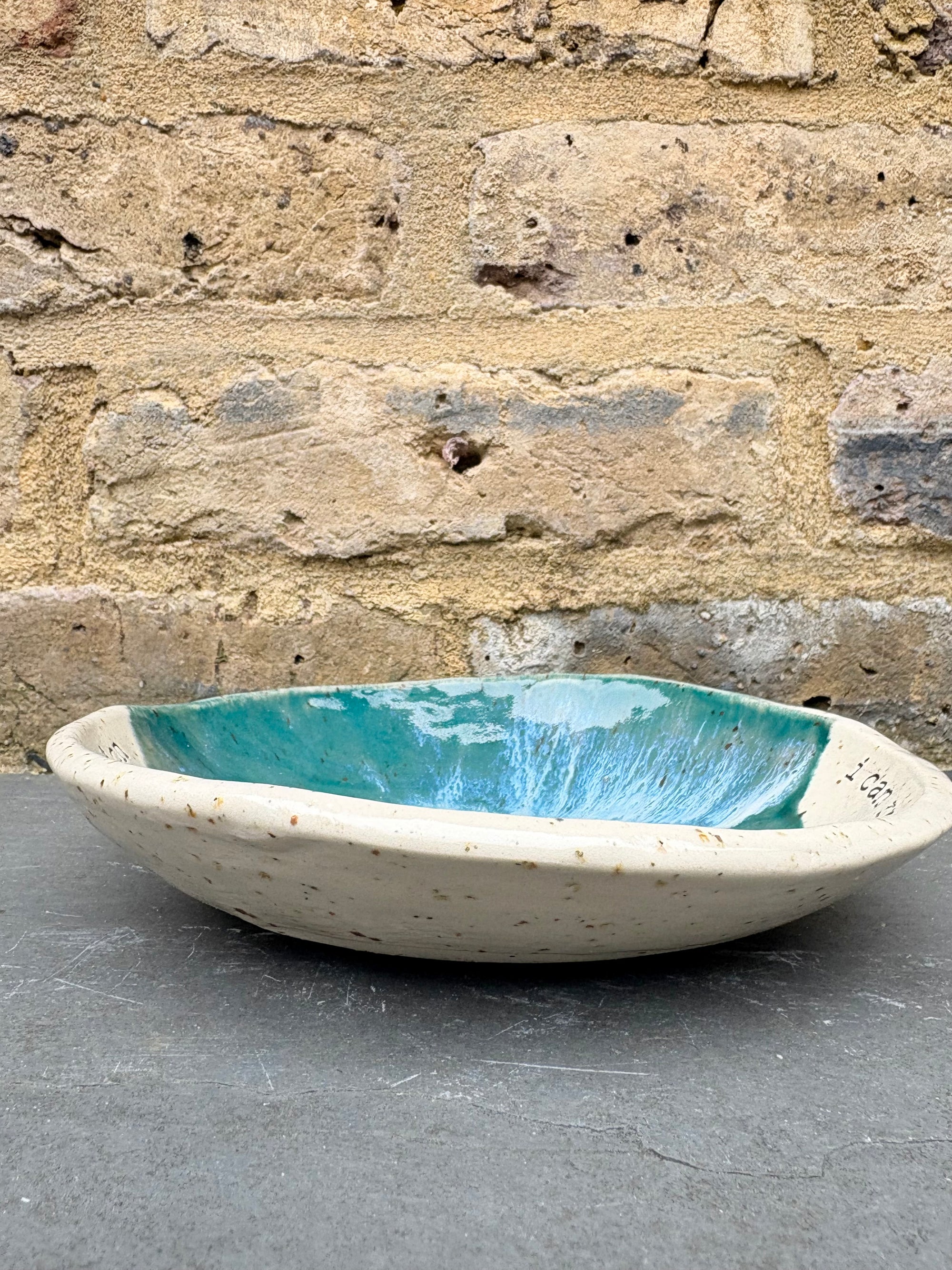 Oscar Wilde "temptation" cake plate (green)