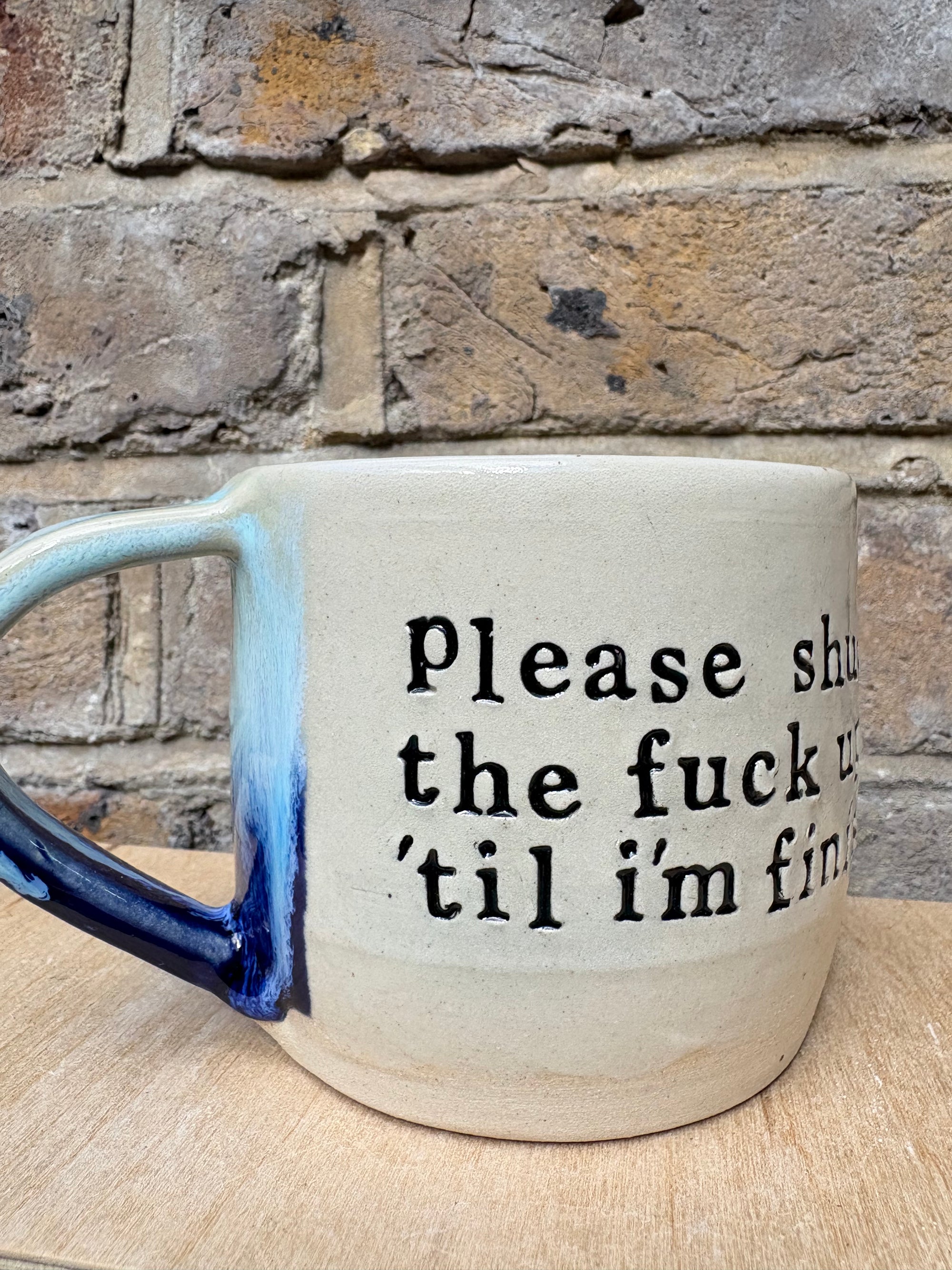 "please shut the fuck up 'til i'm finished" (Blue Night Sky)
