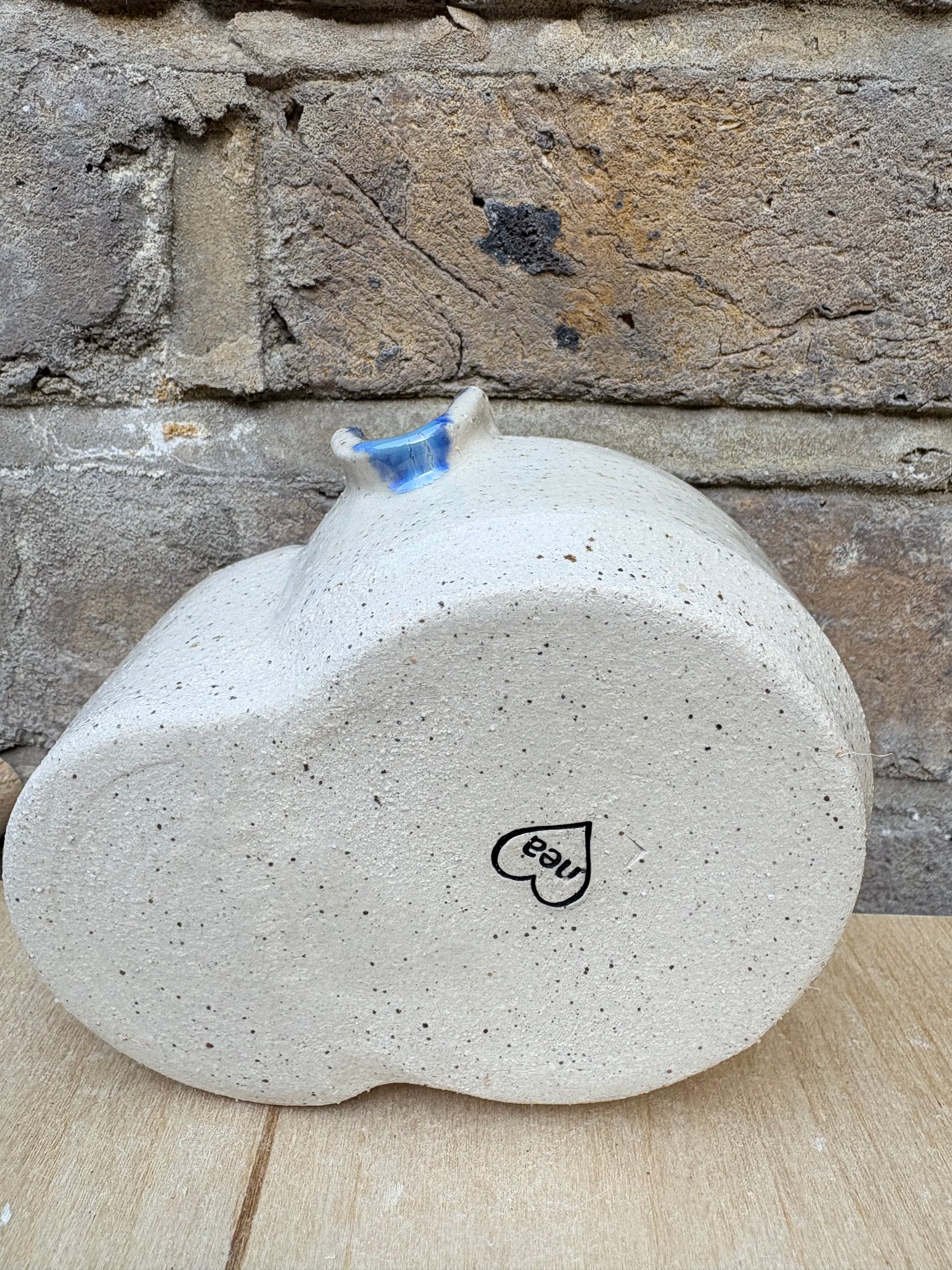 Ashtray with lighter holder (deep blue)