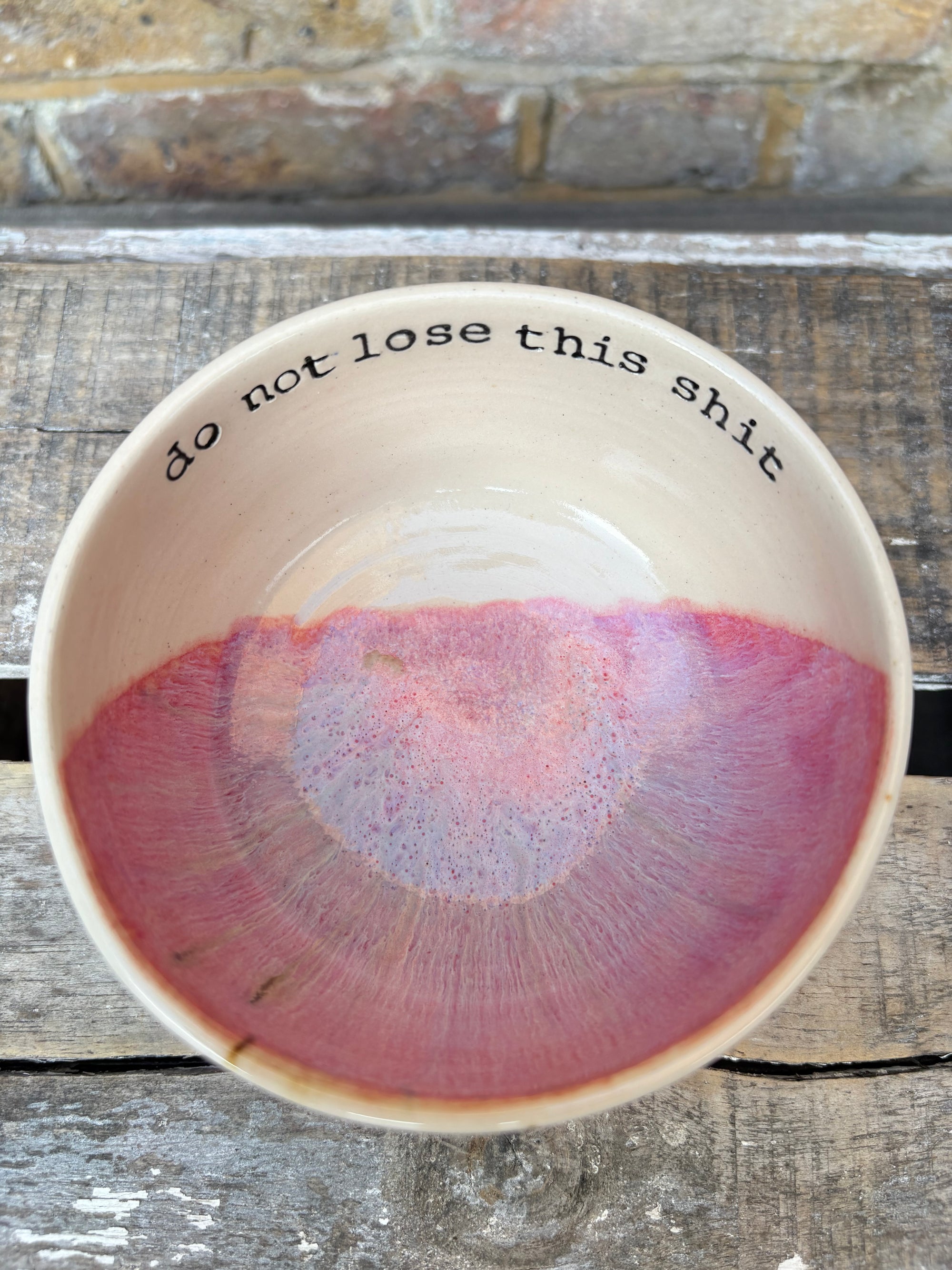 “do not lose this shit" trinket dish (pink)