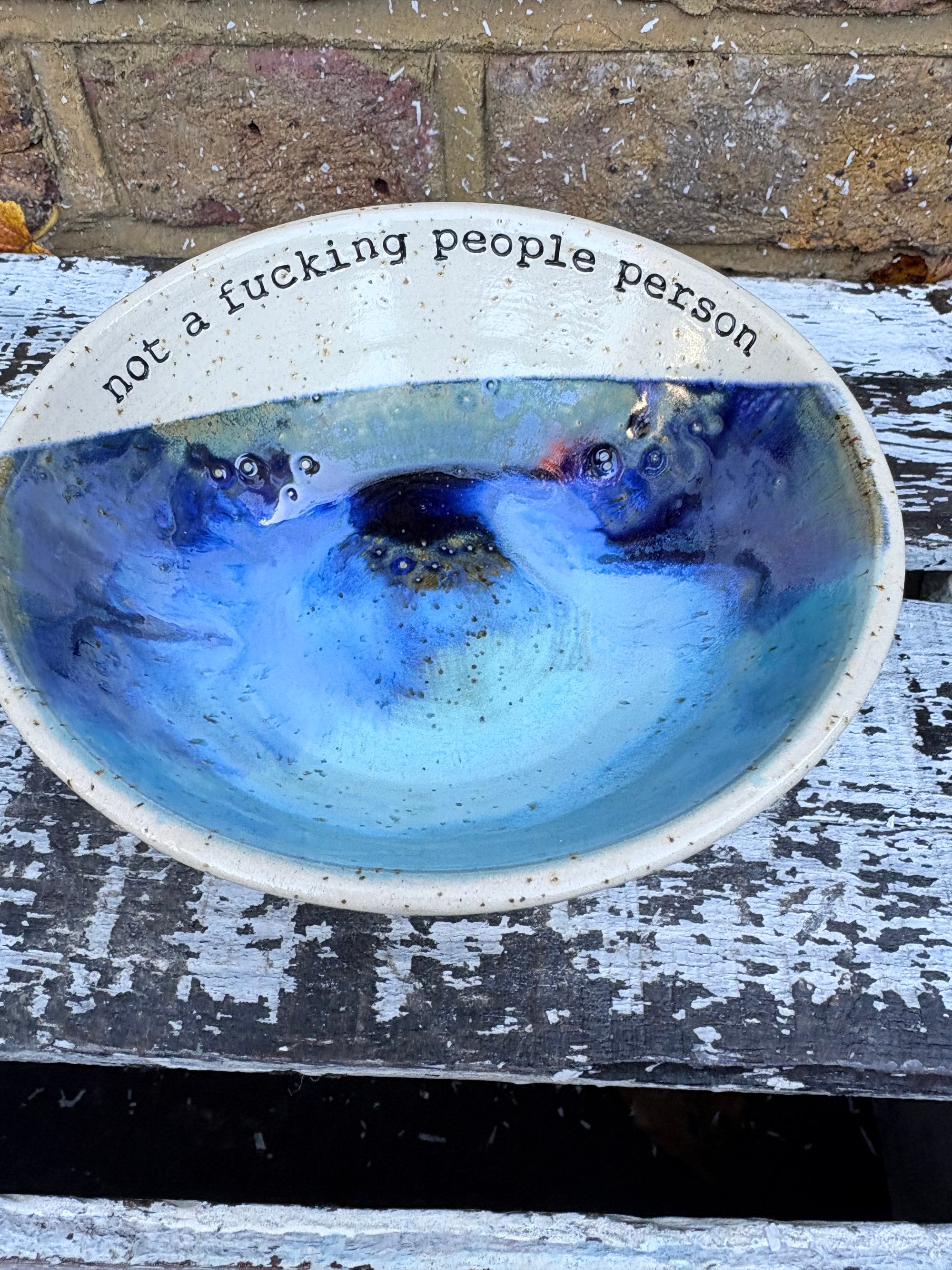 "not a fucking People Person" bowl