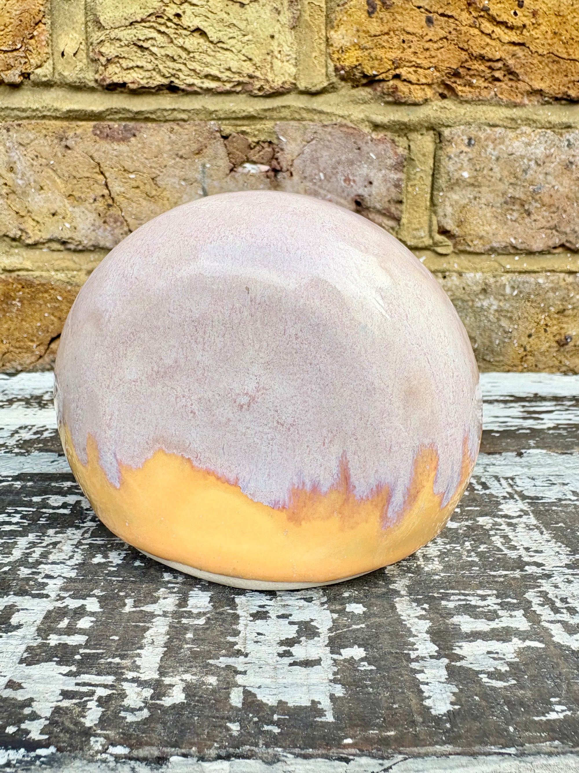 "Salty AF" Salt Pig (Lilac and Orange)