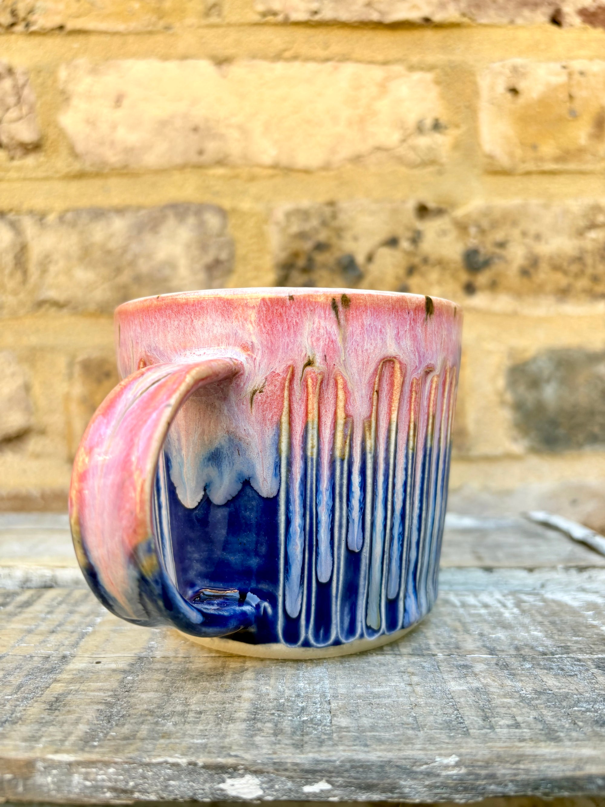 "fuck these cunts"  mug (pinks night sky)