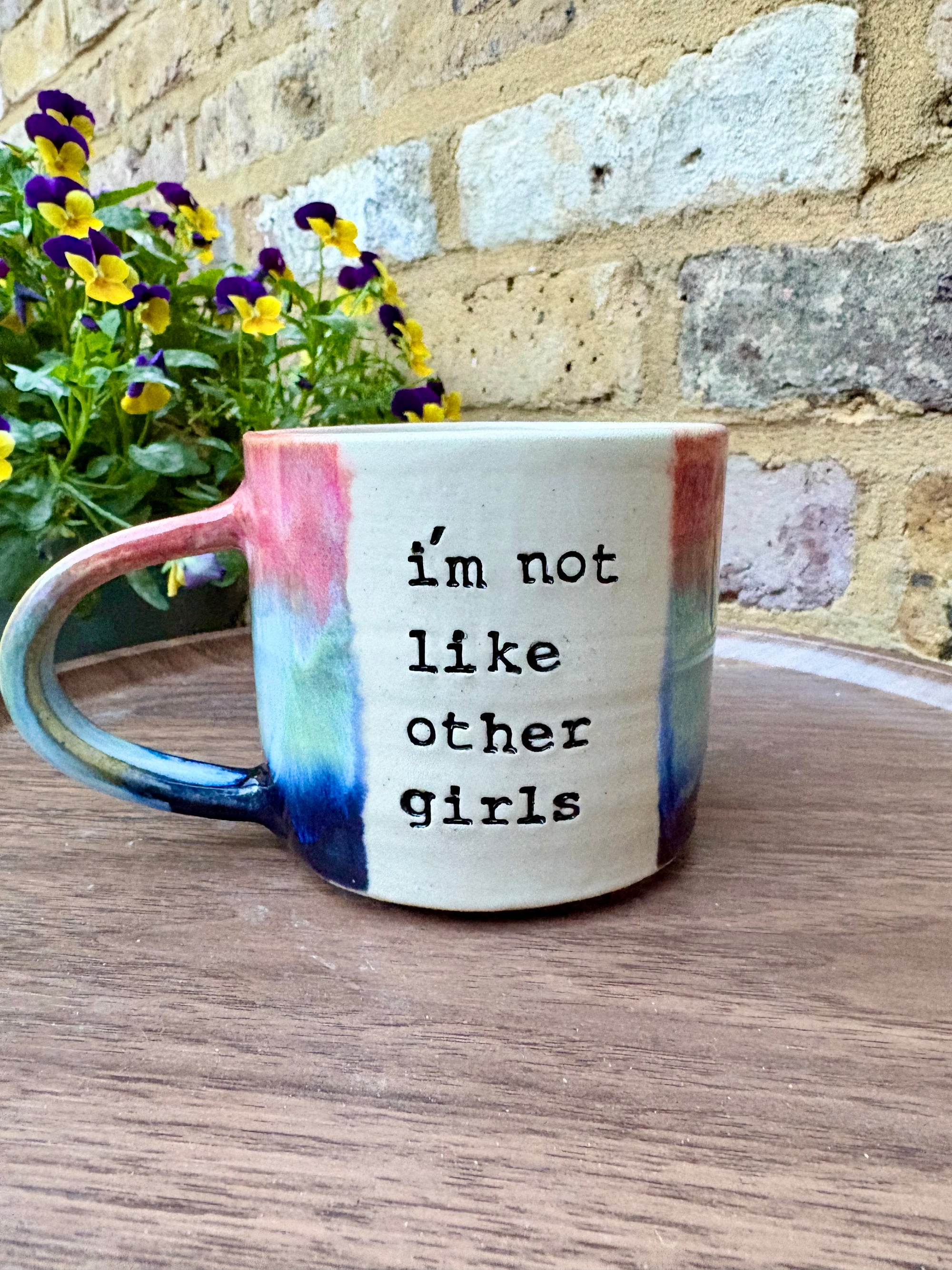 “I’m not like other girls" "I’m so much fucking worse” mug (small, right hander)