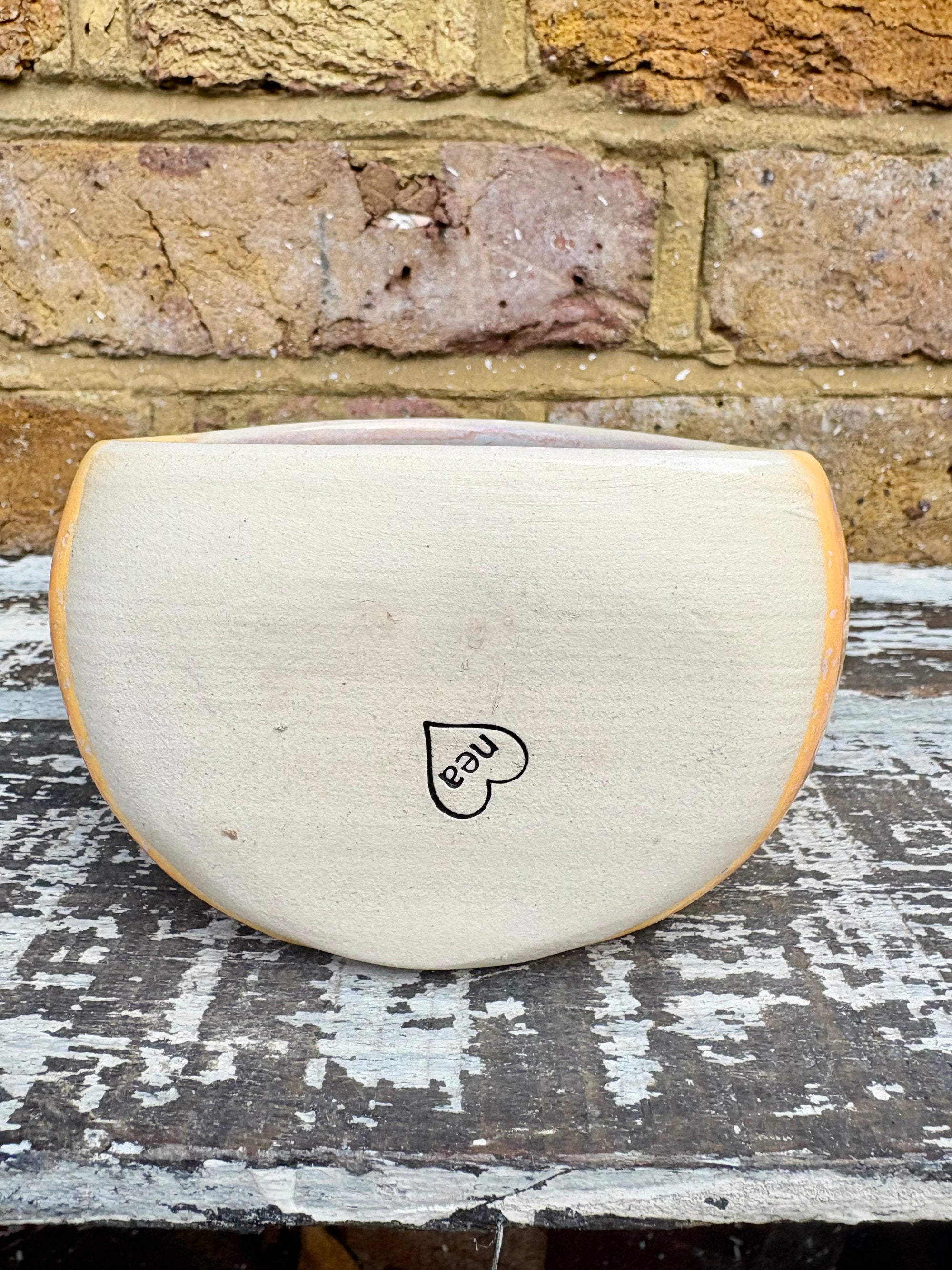 "Salty AF" Salt Pig (Lilac and Orange)