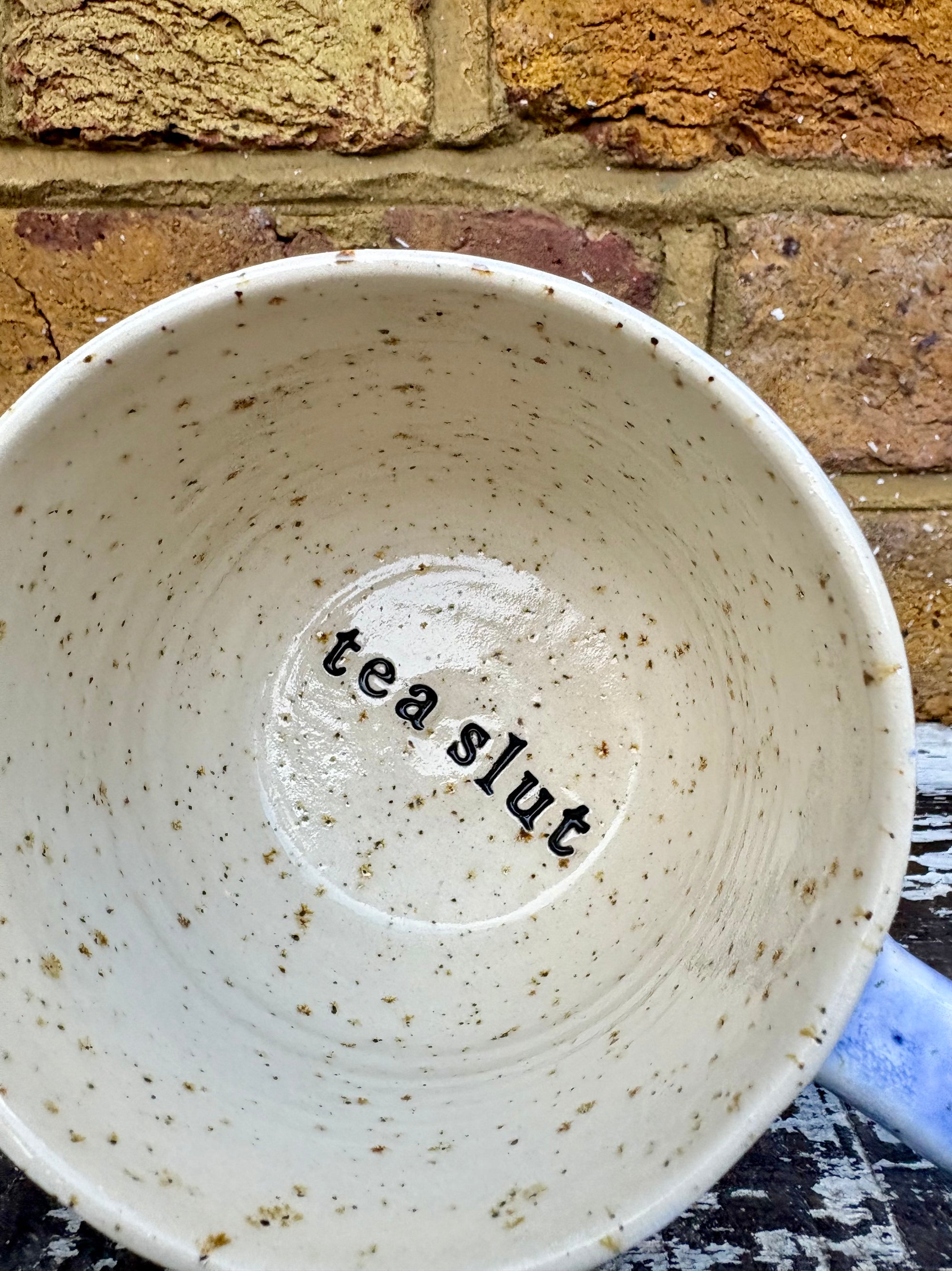 Tea Slut mug (blue)