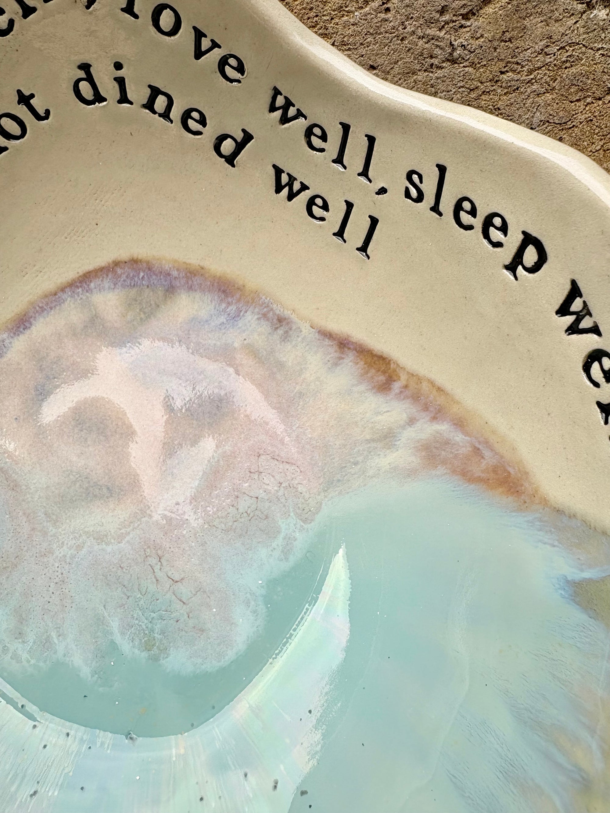 Virginia Woolf "dine(d) well" bowl