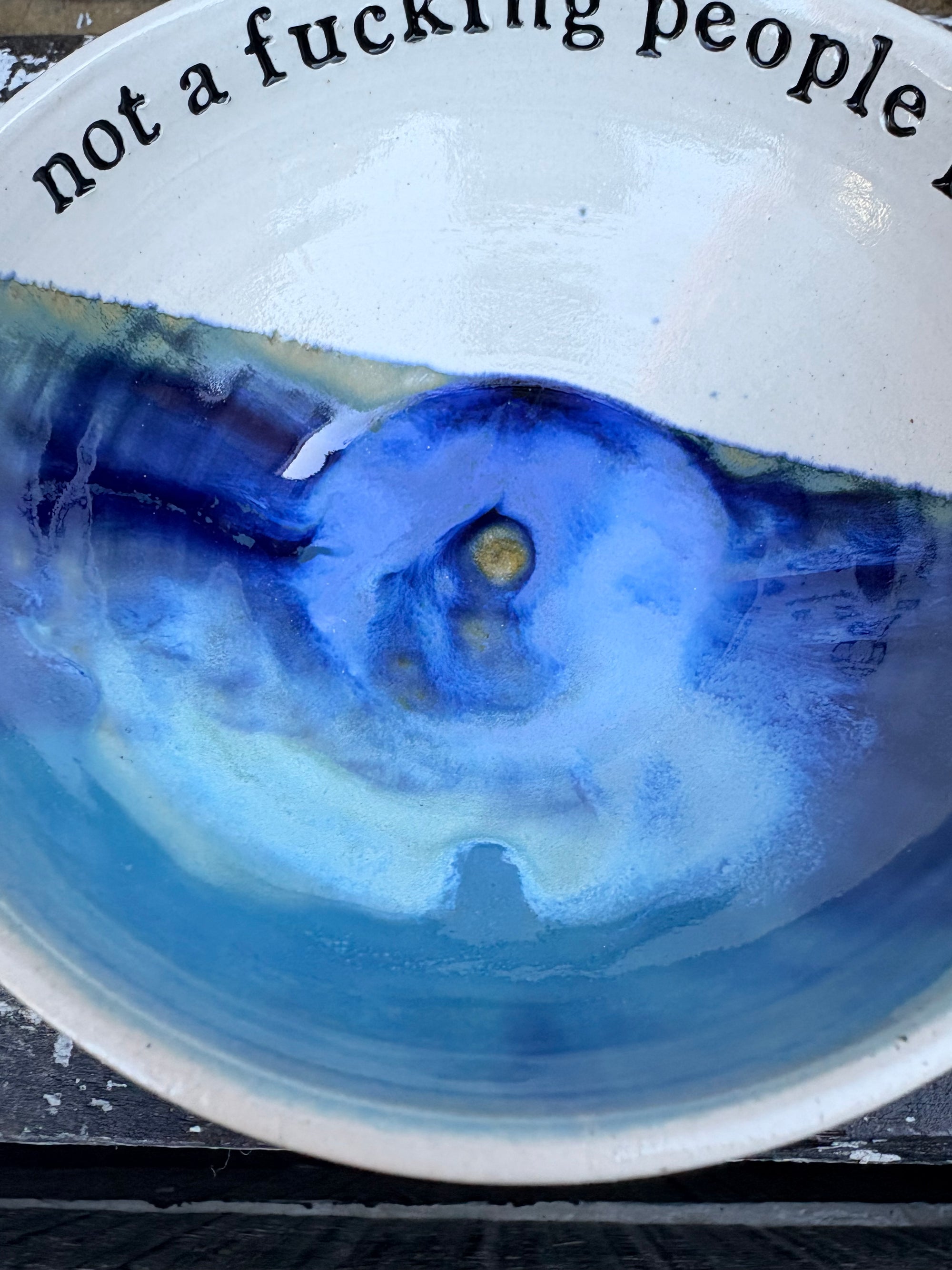 "not a fucking People Person" bowl