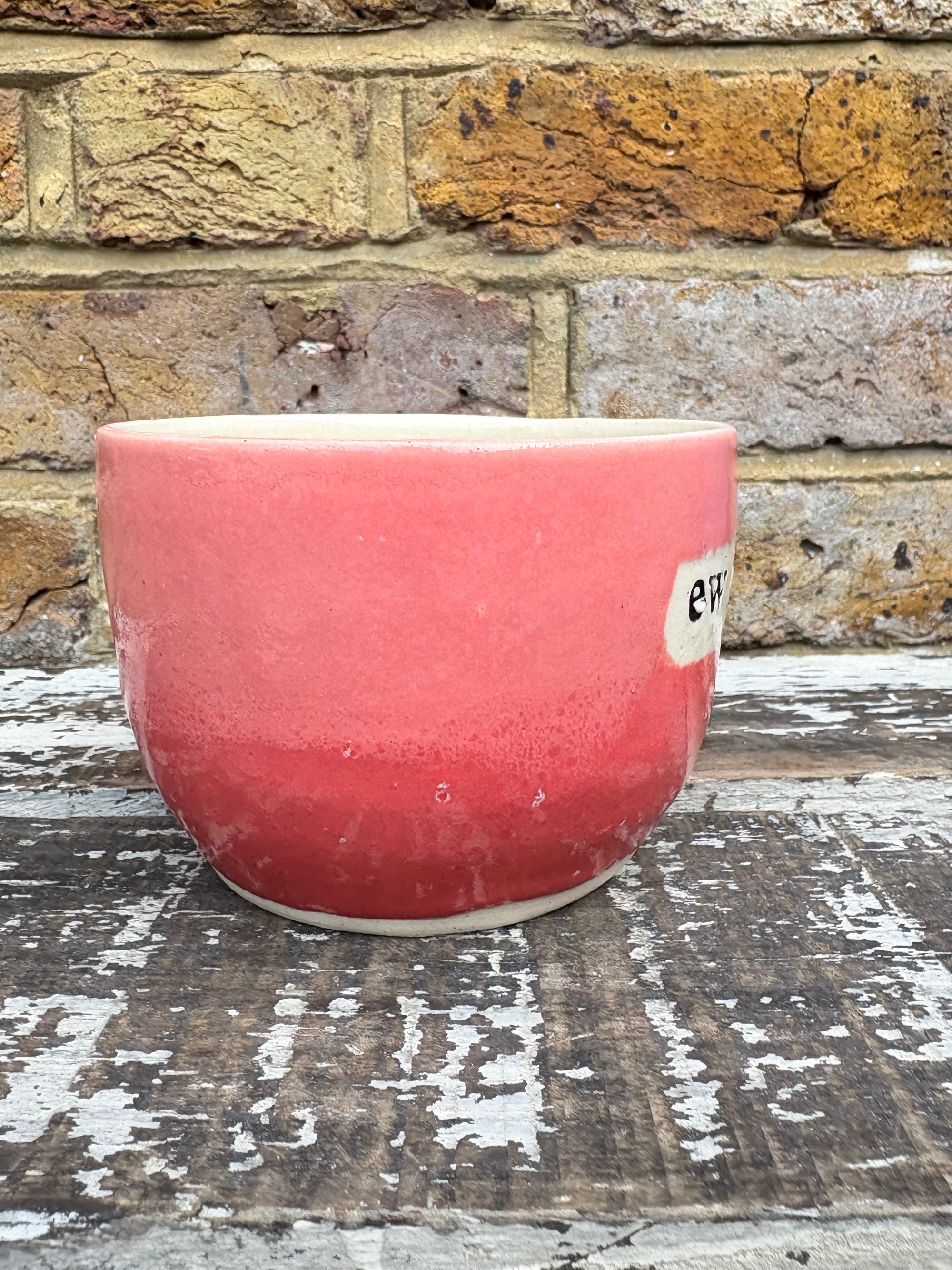 "ew, people" mug (Pink)