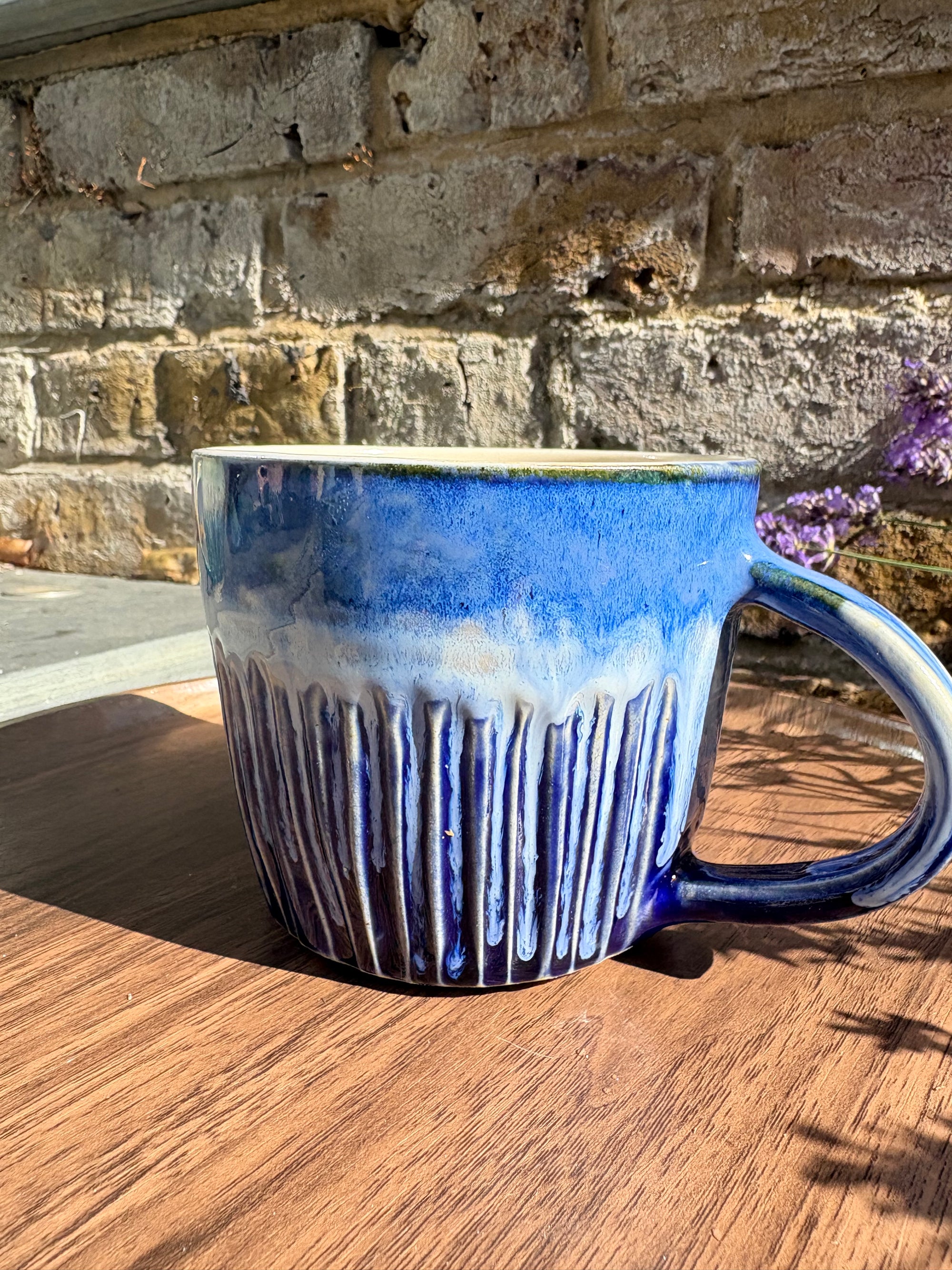 “ew people" mug (350ml, blues)