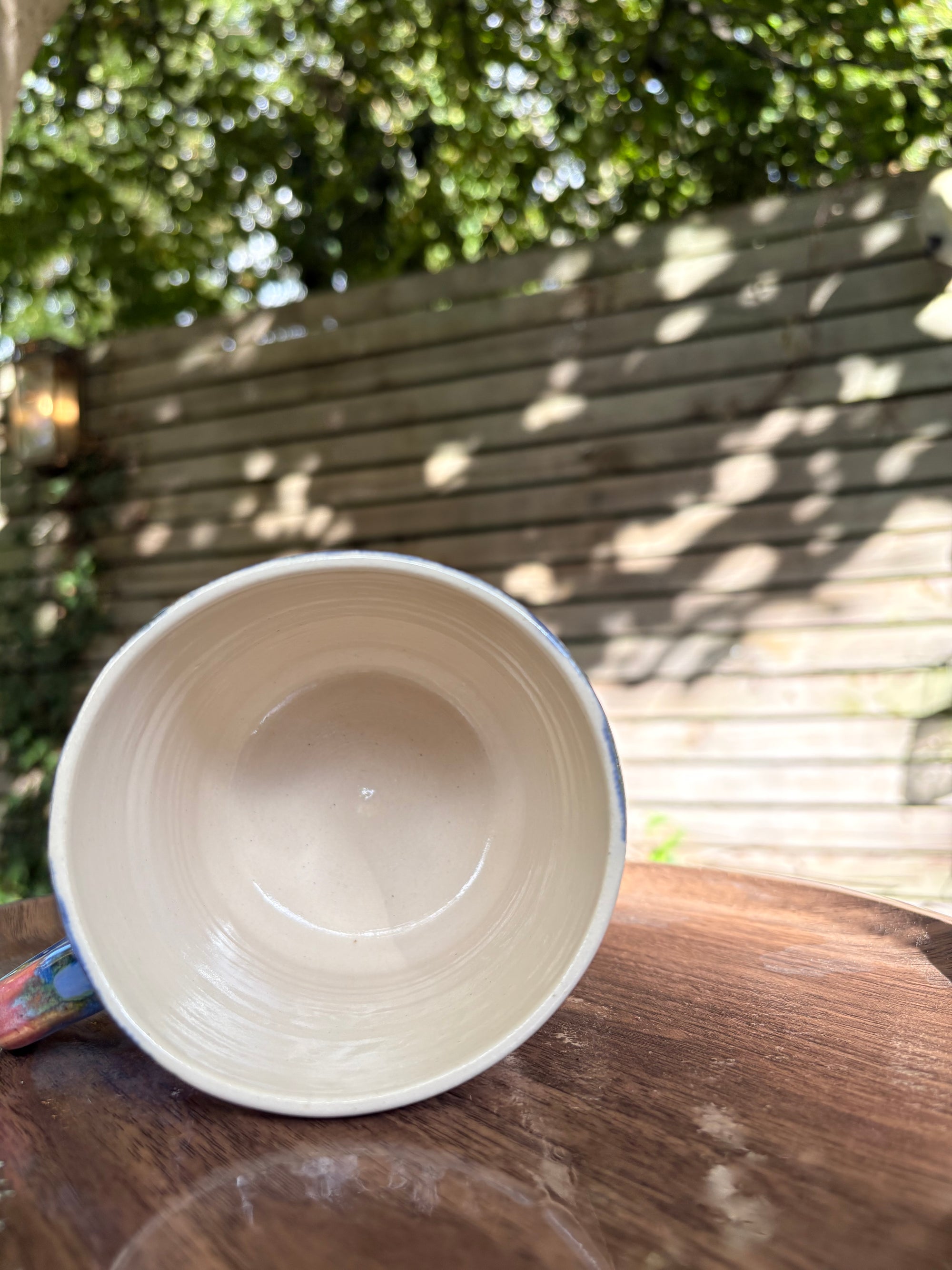 "I'm a fucking GODDESS" mug (blue night sky, 370ml)