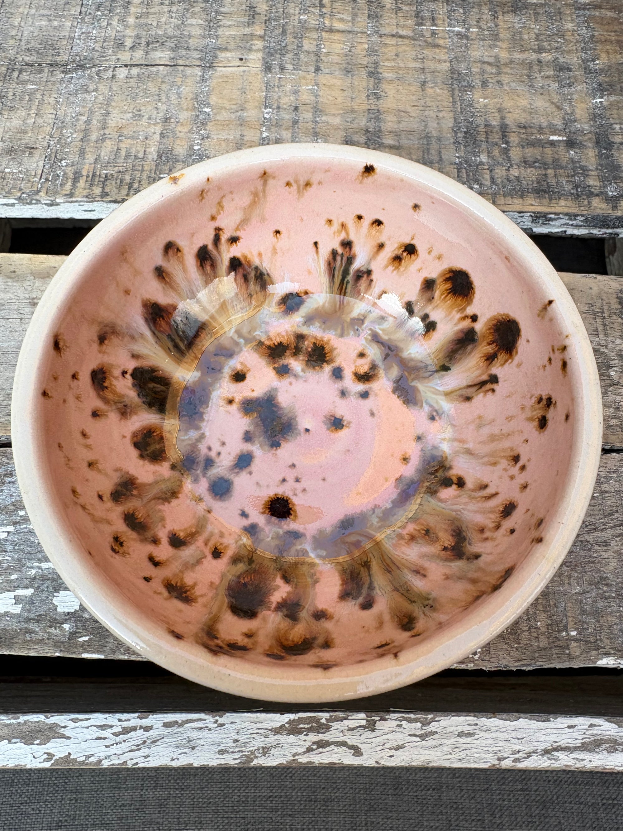 "ew, people" trinket dish (pink giraffe)
