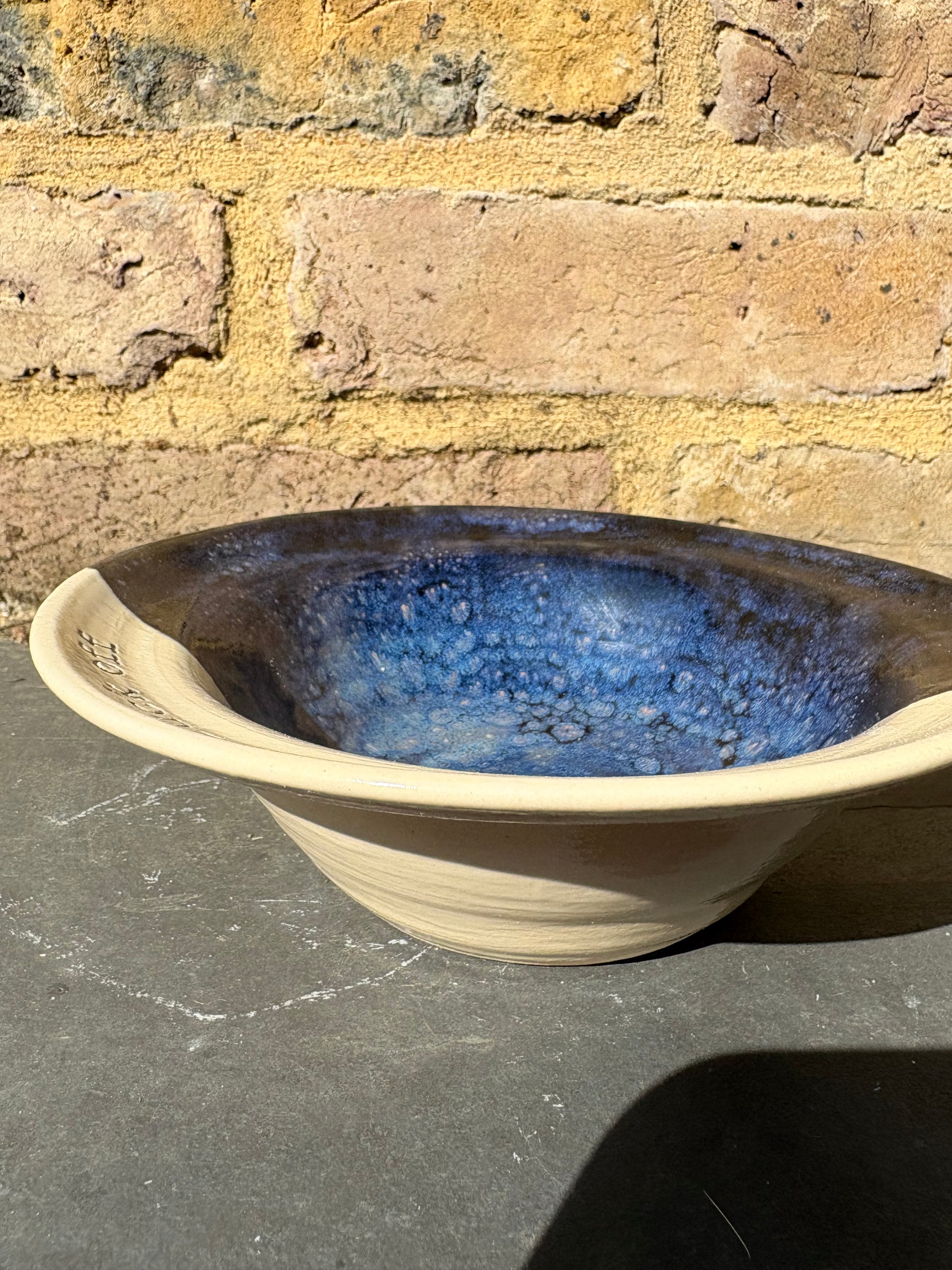 “keep calm and fuck off" bowl