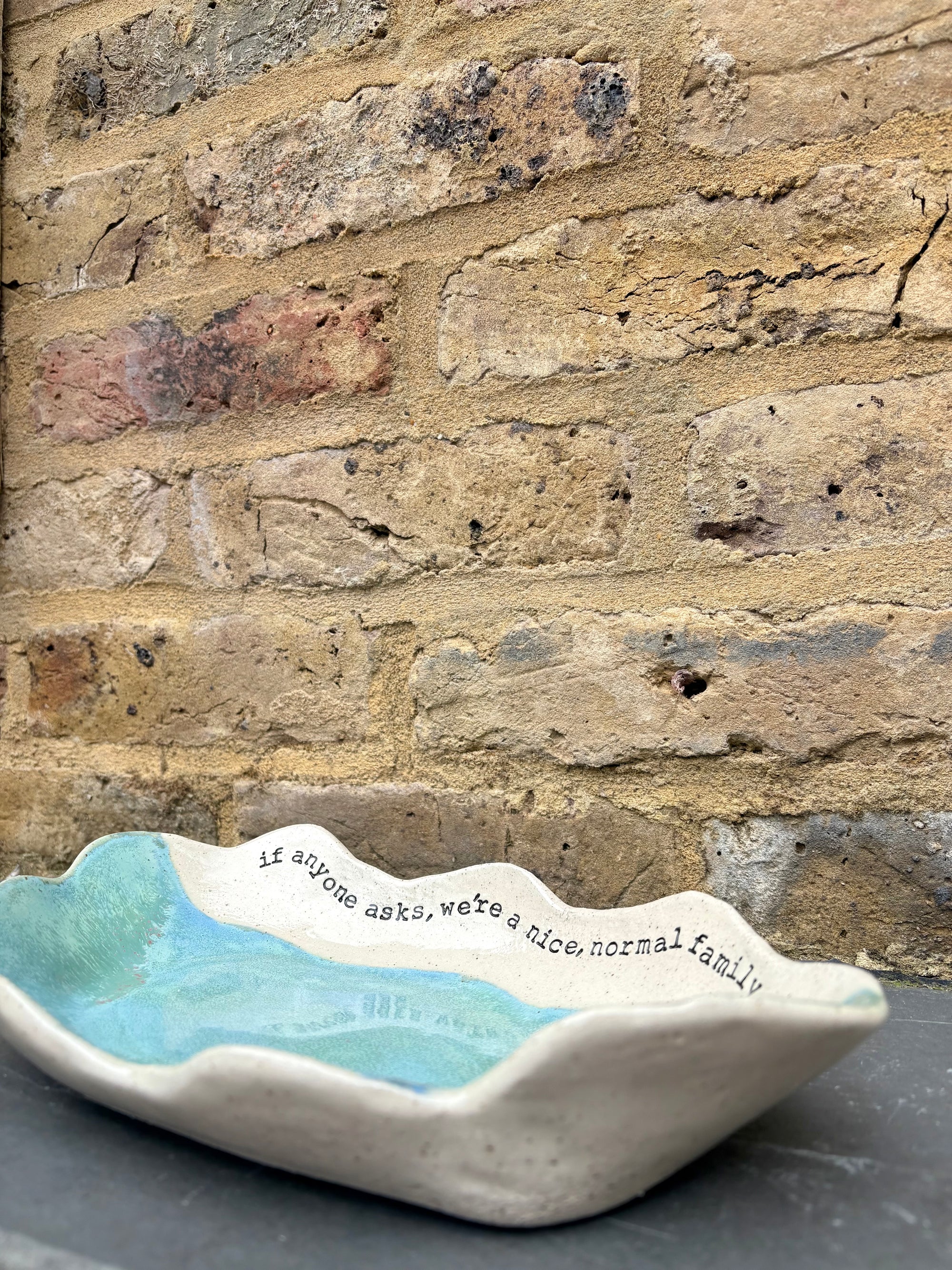 "If anyone asks, we're a nice normal family" Peacock Green