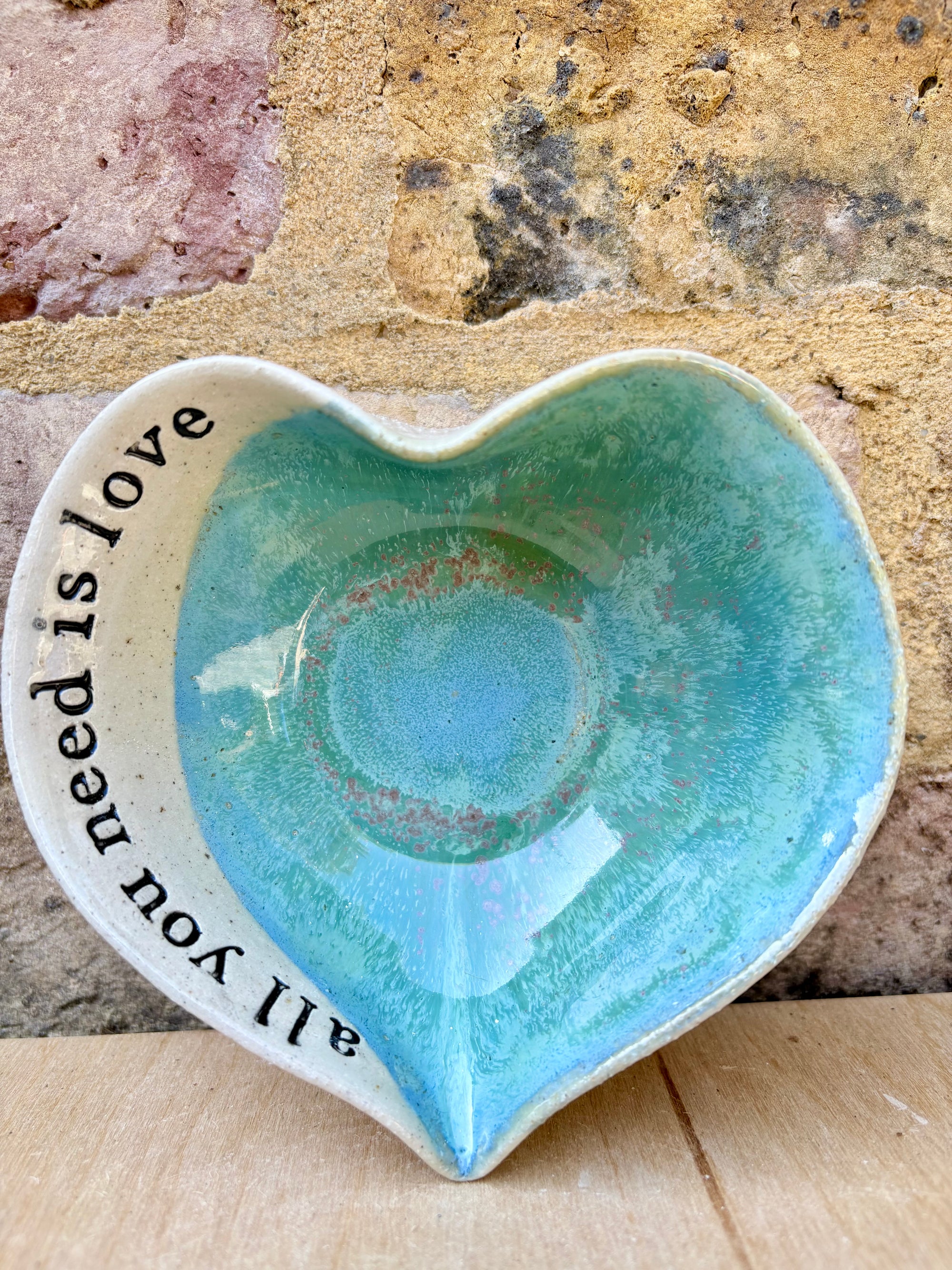 "all you need is love" snack bowl