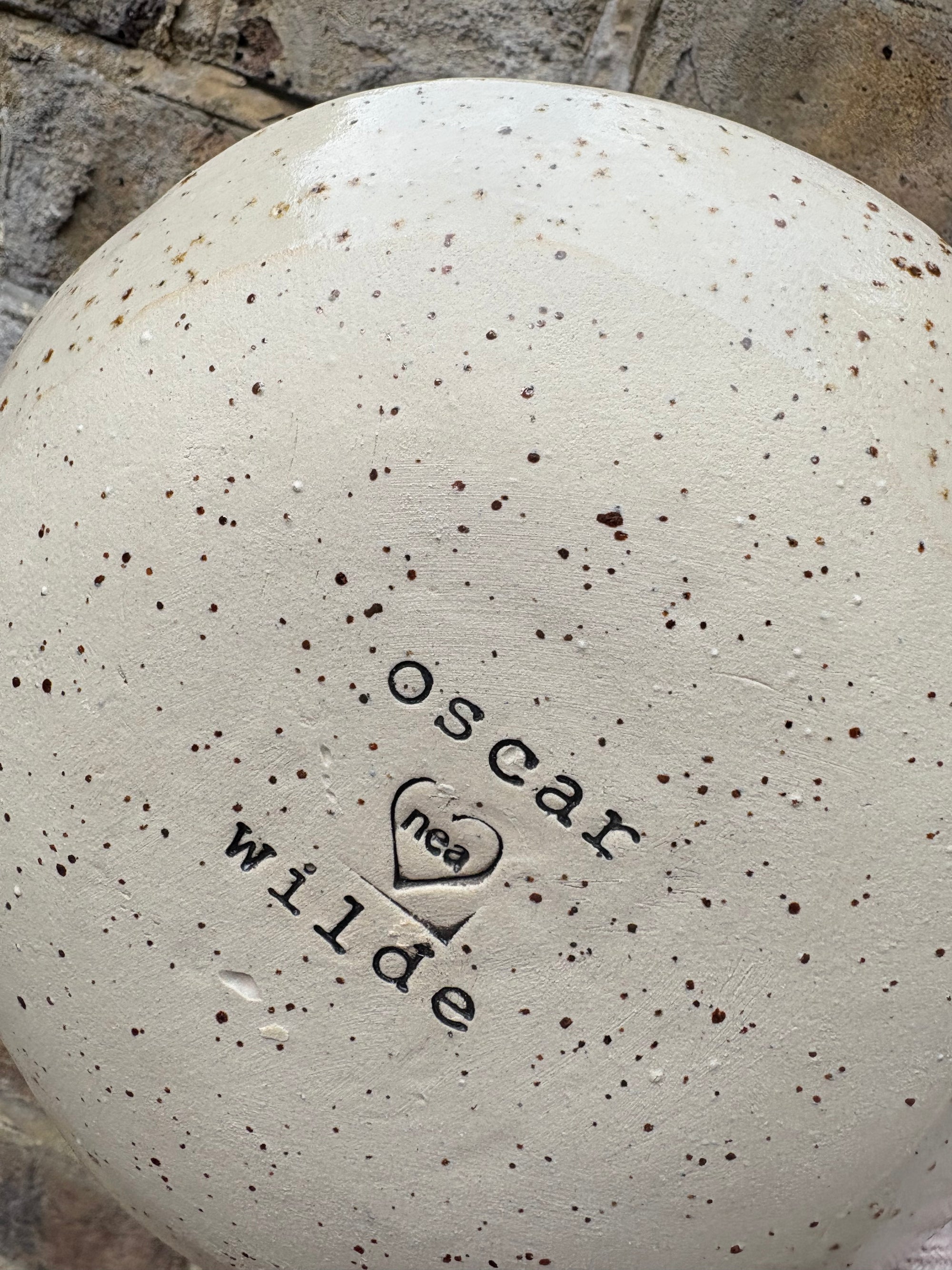 Oscar Wilde "temptation" cake plate