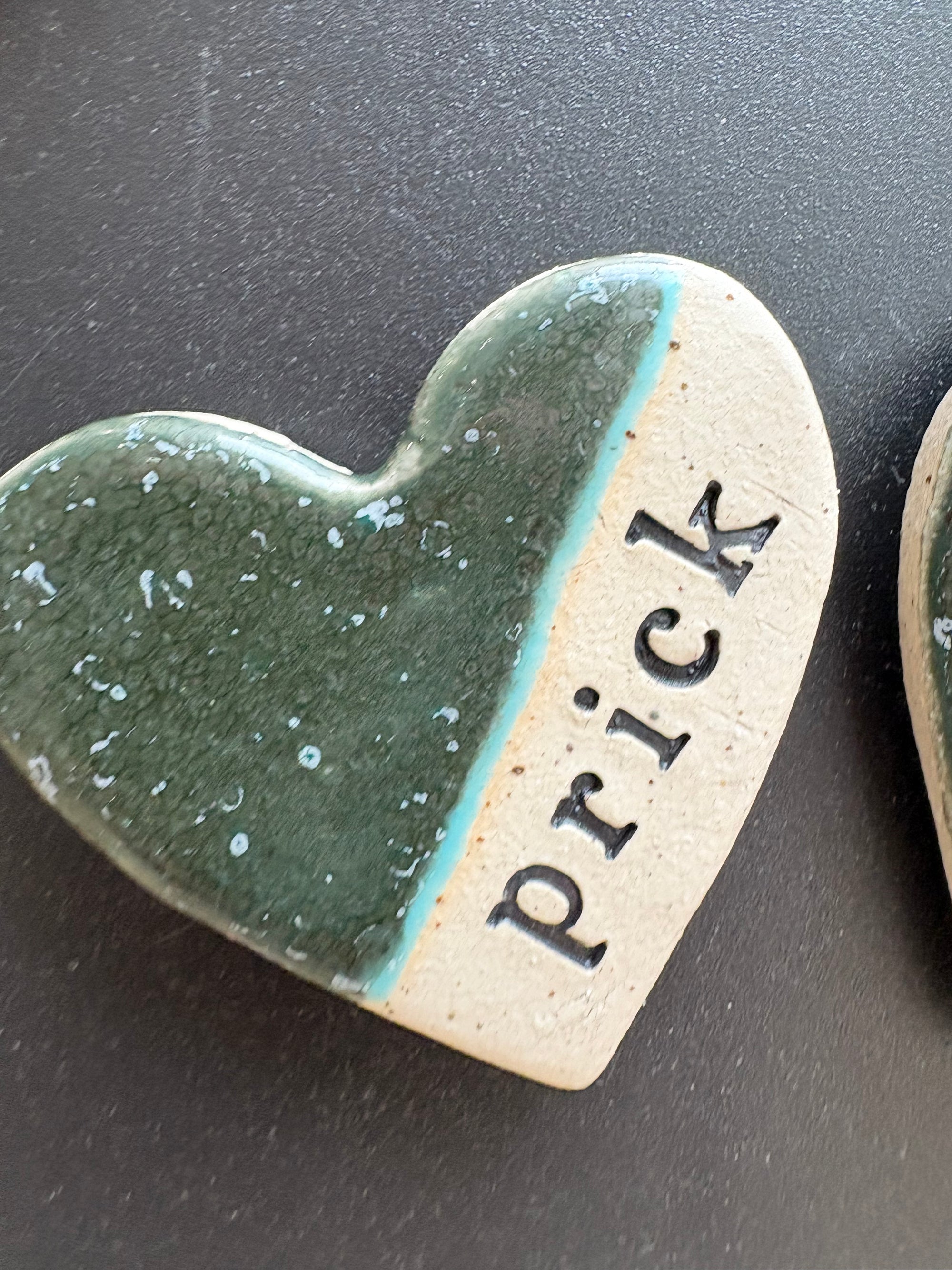 “Prick” Magnet (dark green, large)