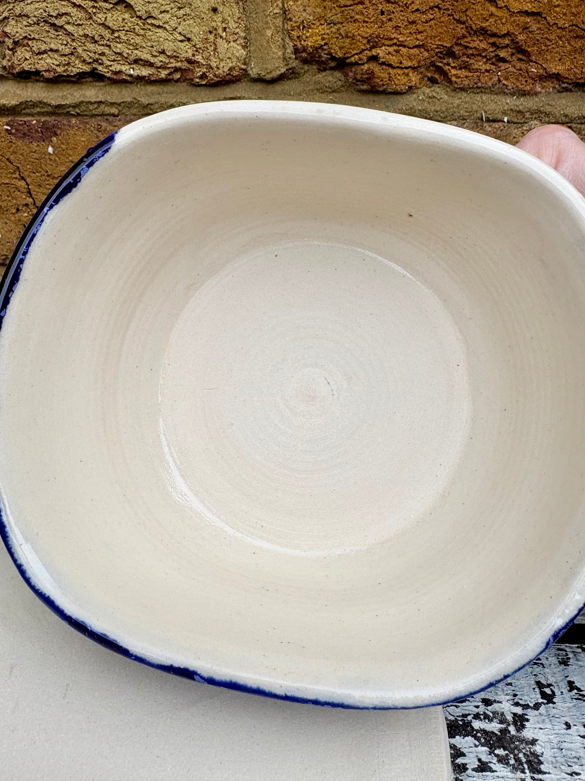 Butter Dish (butter slut, speckle blue/blue)