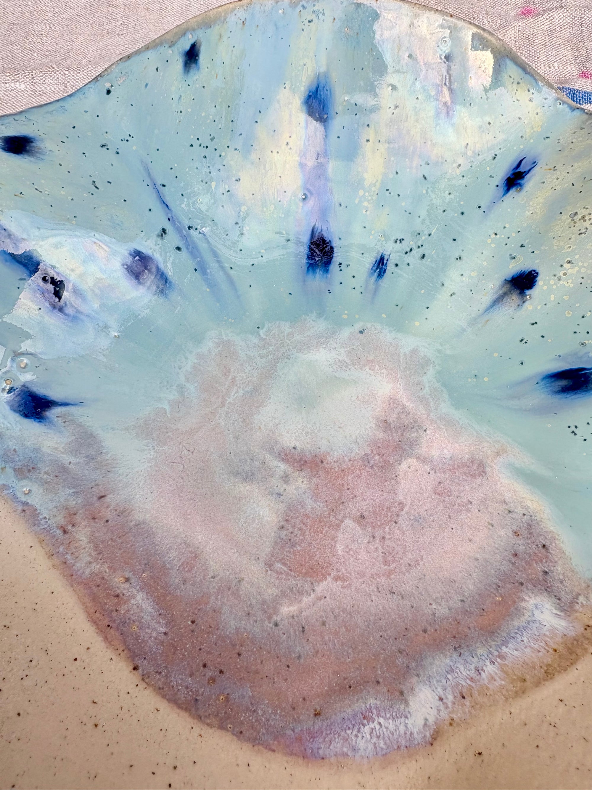 "good food, fine wine, great company..." serving dish