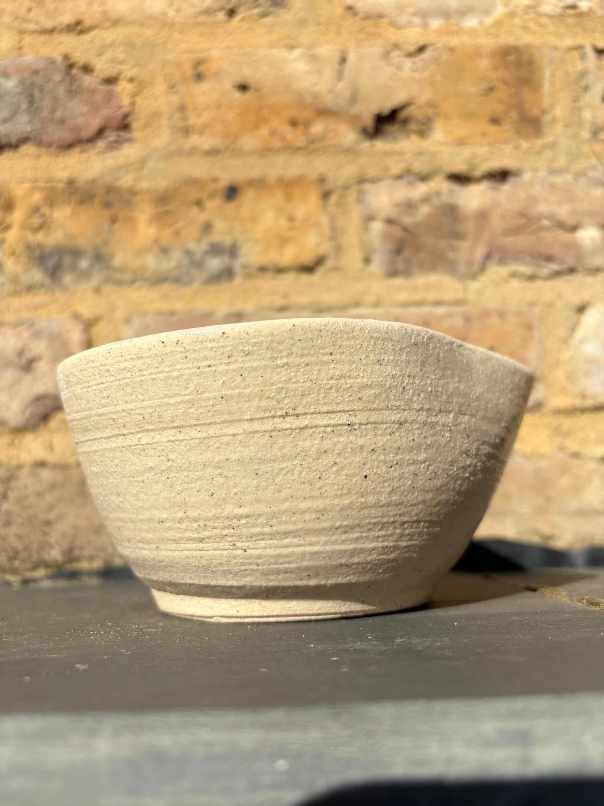 "small talk survivor" bowl (purple)
