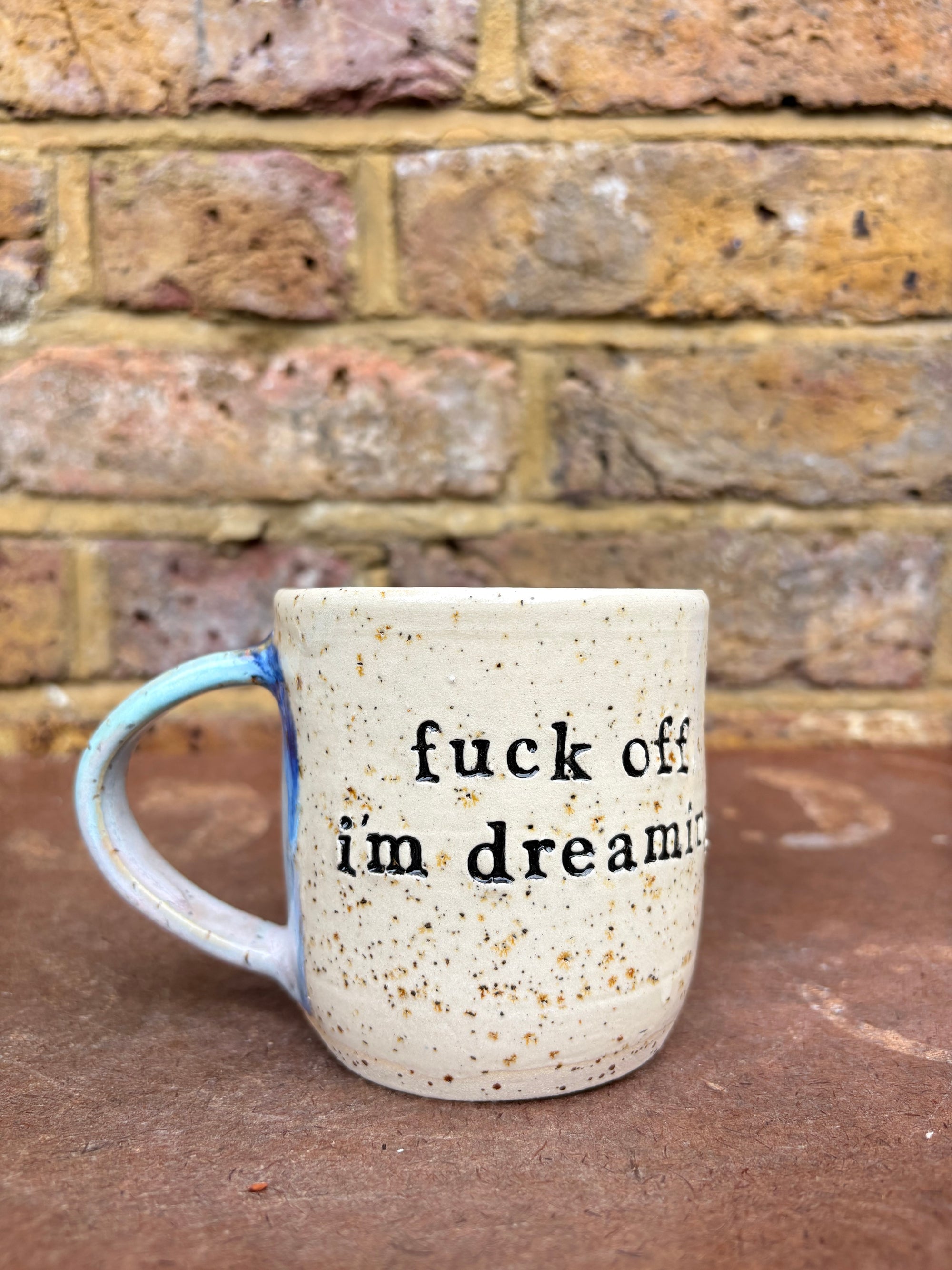 “Fuck off i'm dreaming" mug (Blue Night Sky)