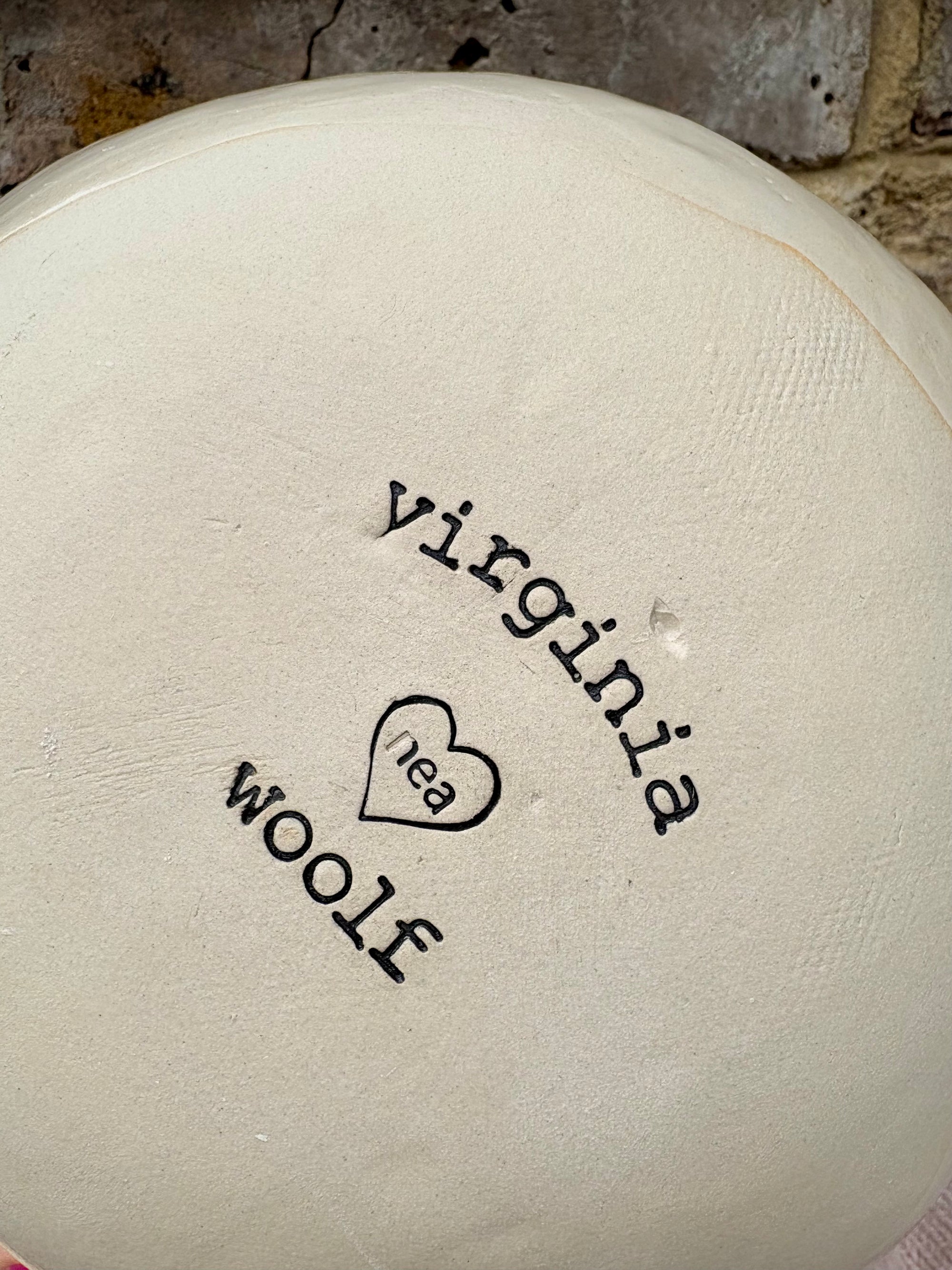 Virginia Woolf "dine(d) well" bowl