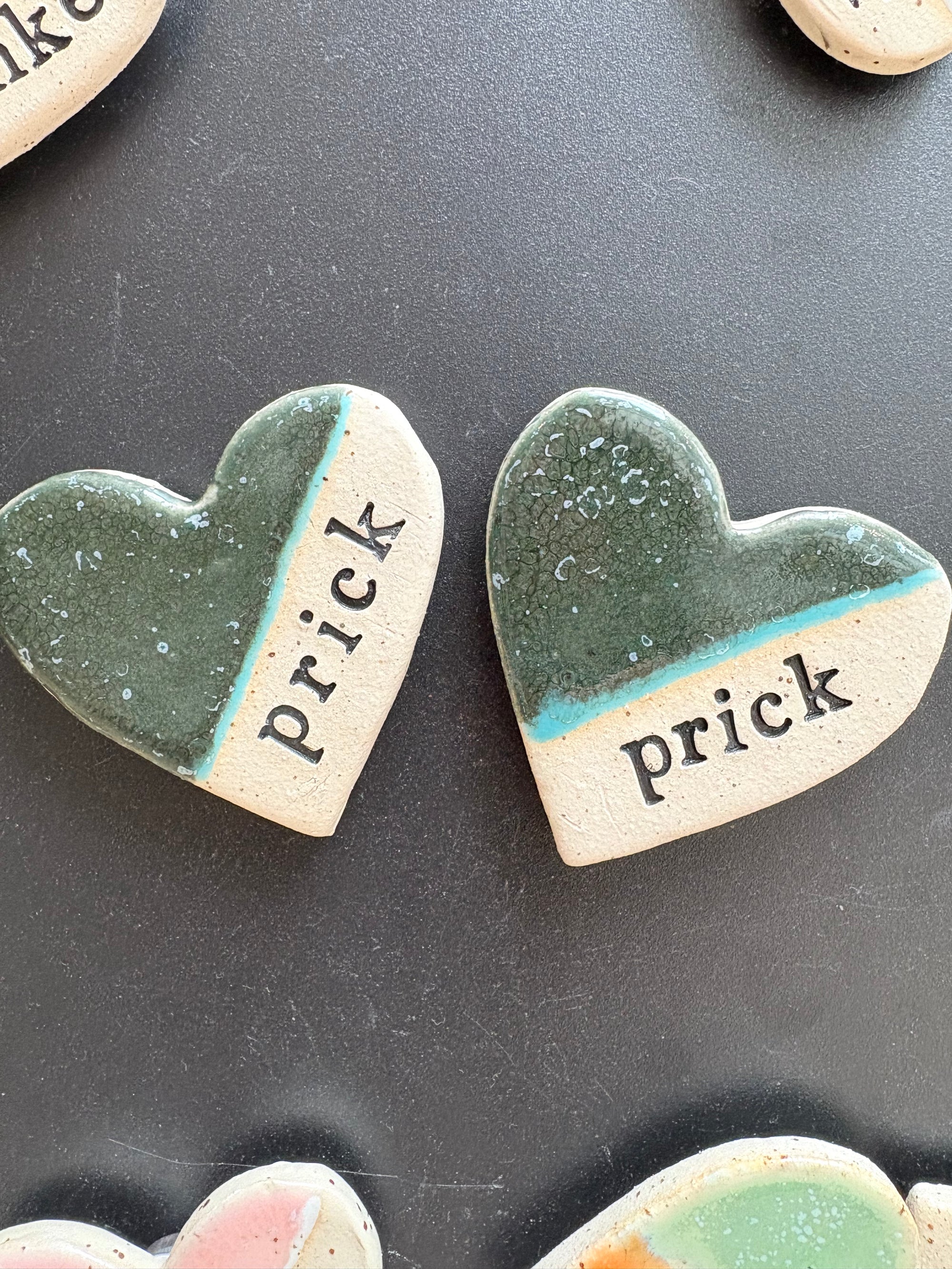 “Prick” Magnet (dark green, large)