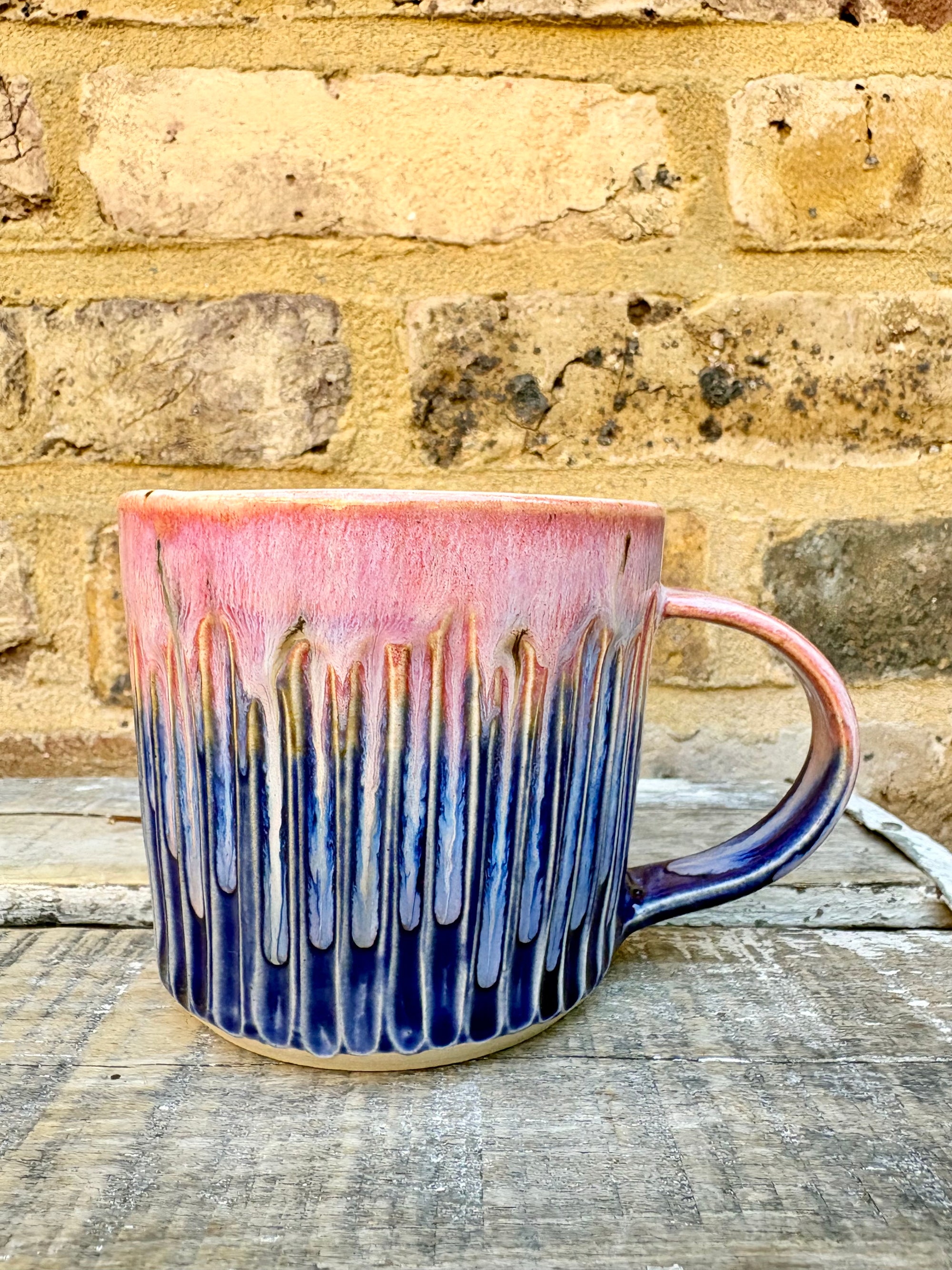 "fuck these cunts"  mug (pinks night sky)