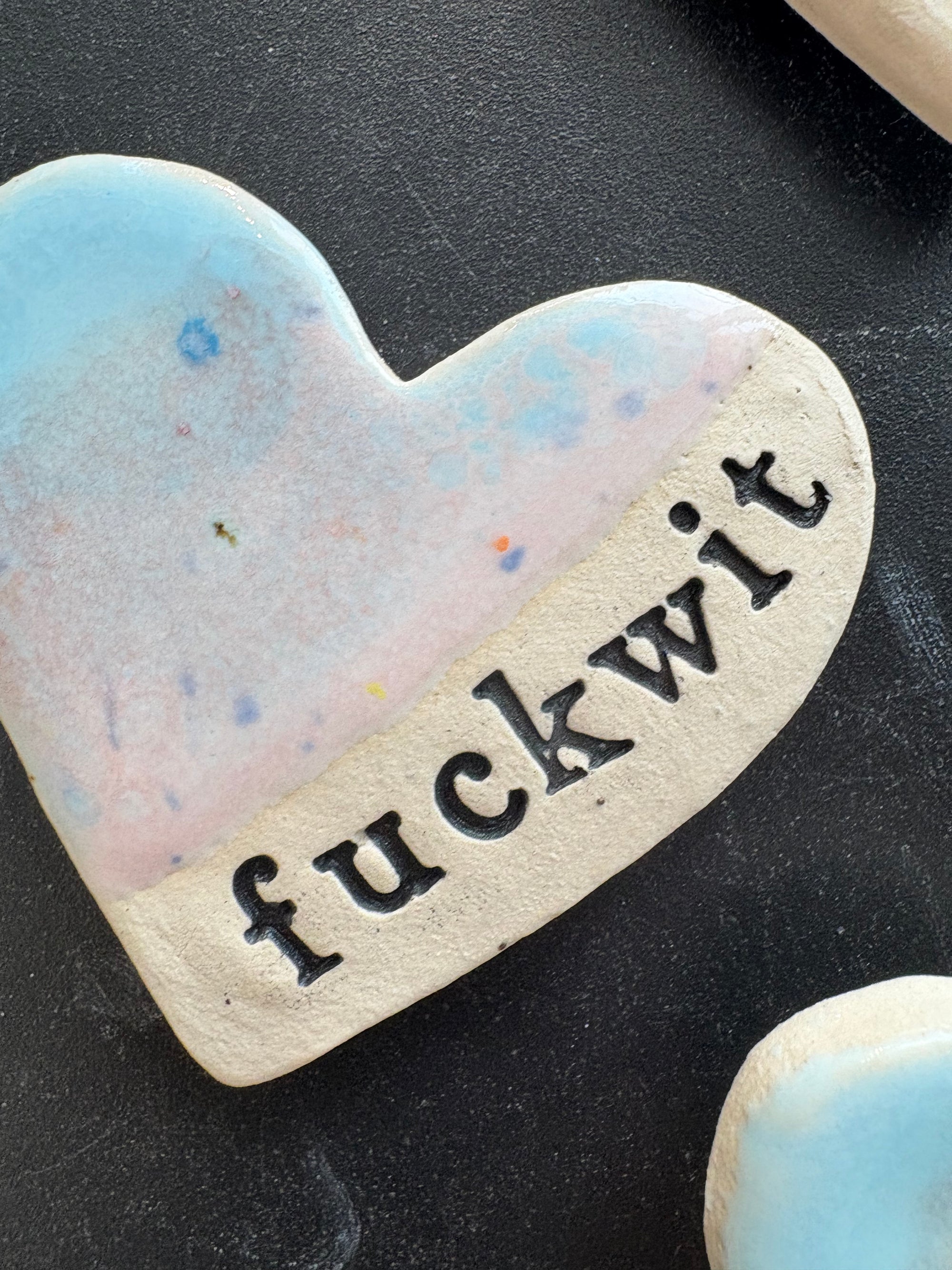Fuckwit Magnet (blue/pink)