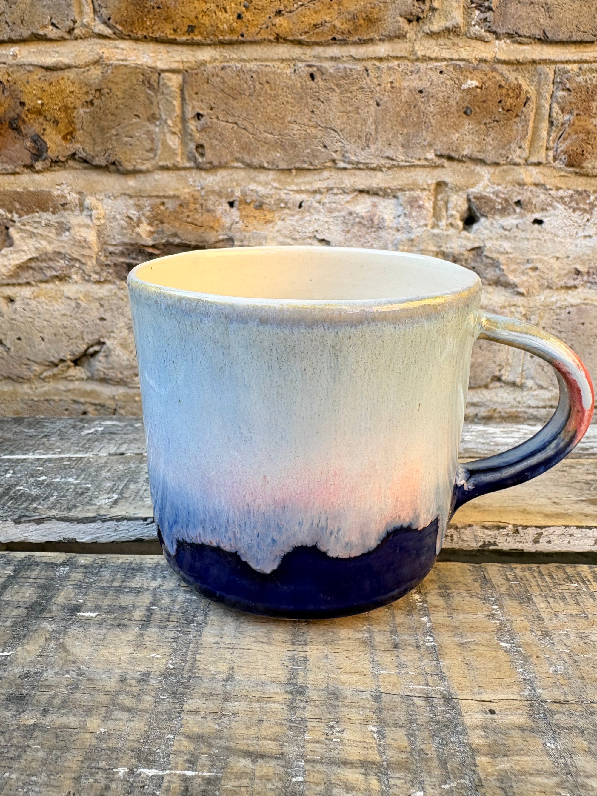 "there's only one "h" in "aitch" mug (blue night sky)
