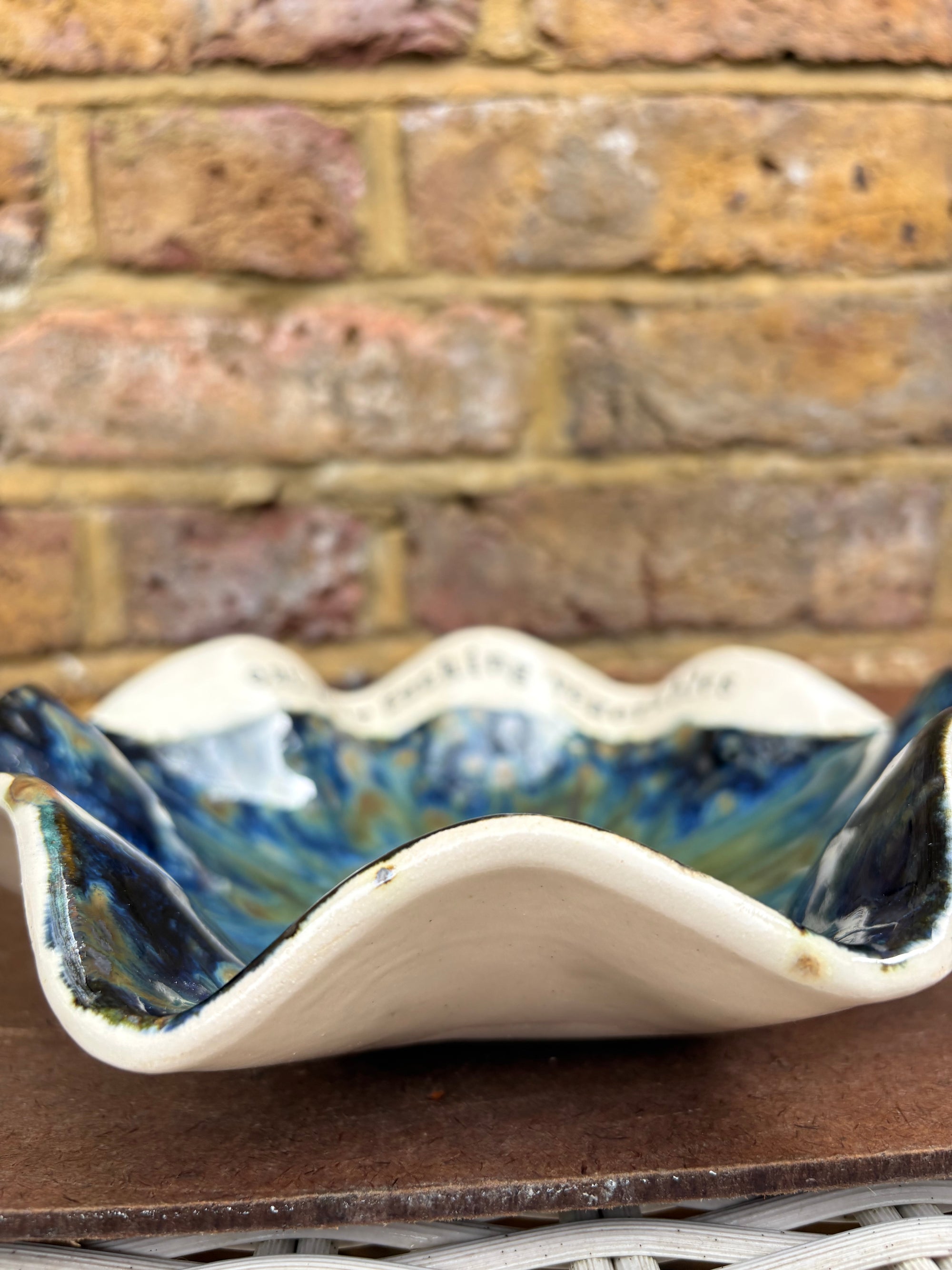 “eat your fucking vegetables" serving dish