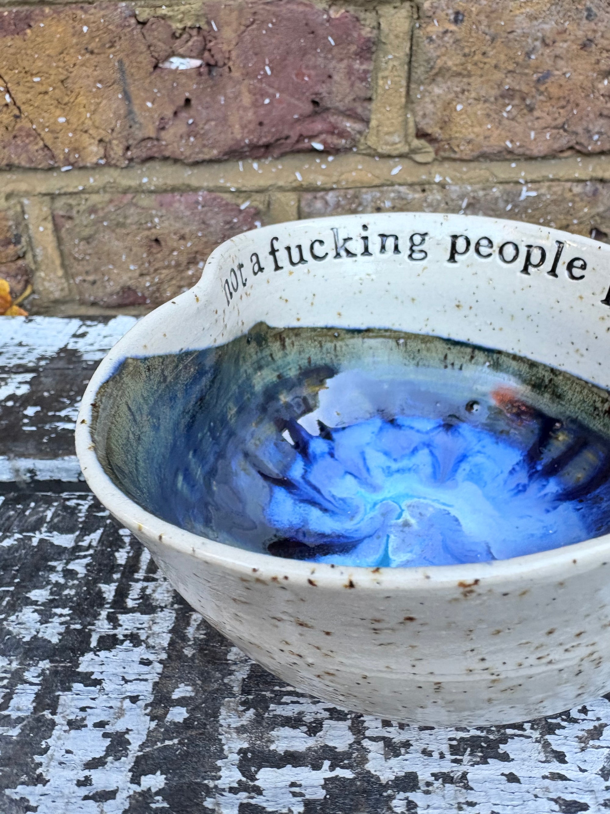 "not a fucking People Person" bowl