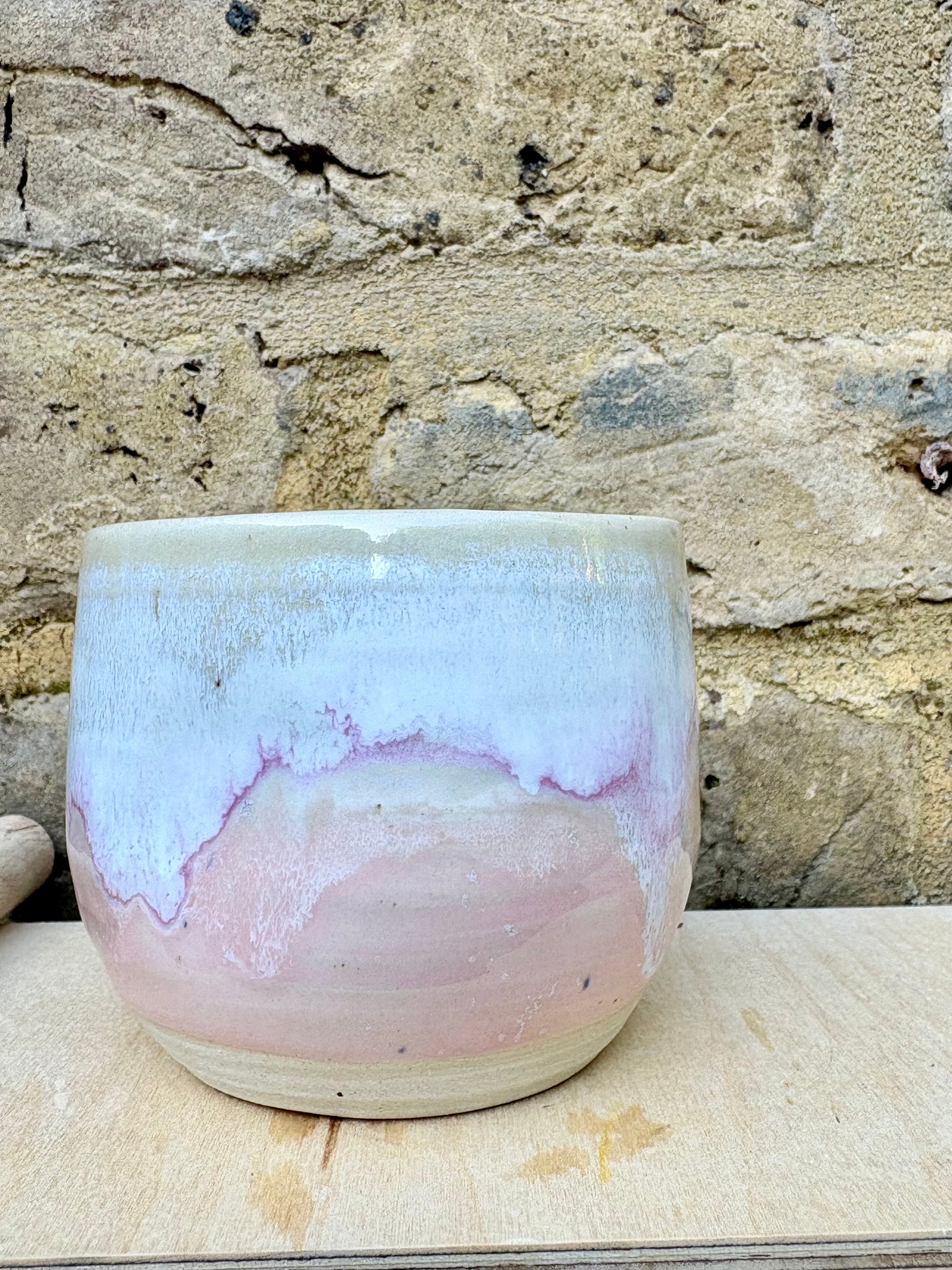 wanker dimple mug (Pink Ripple)