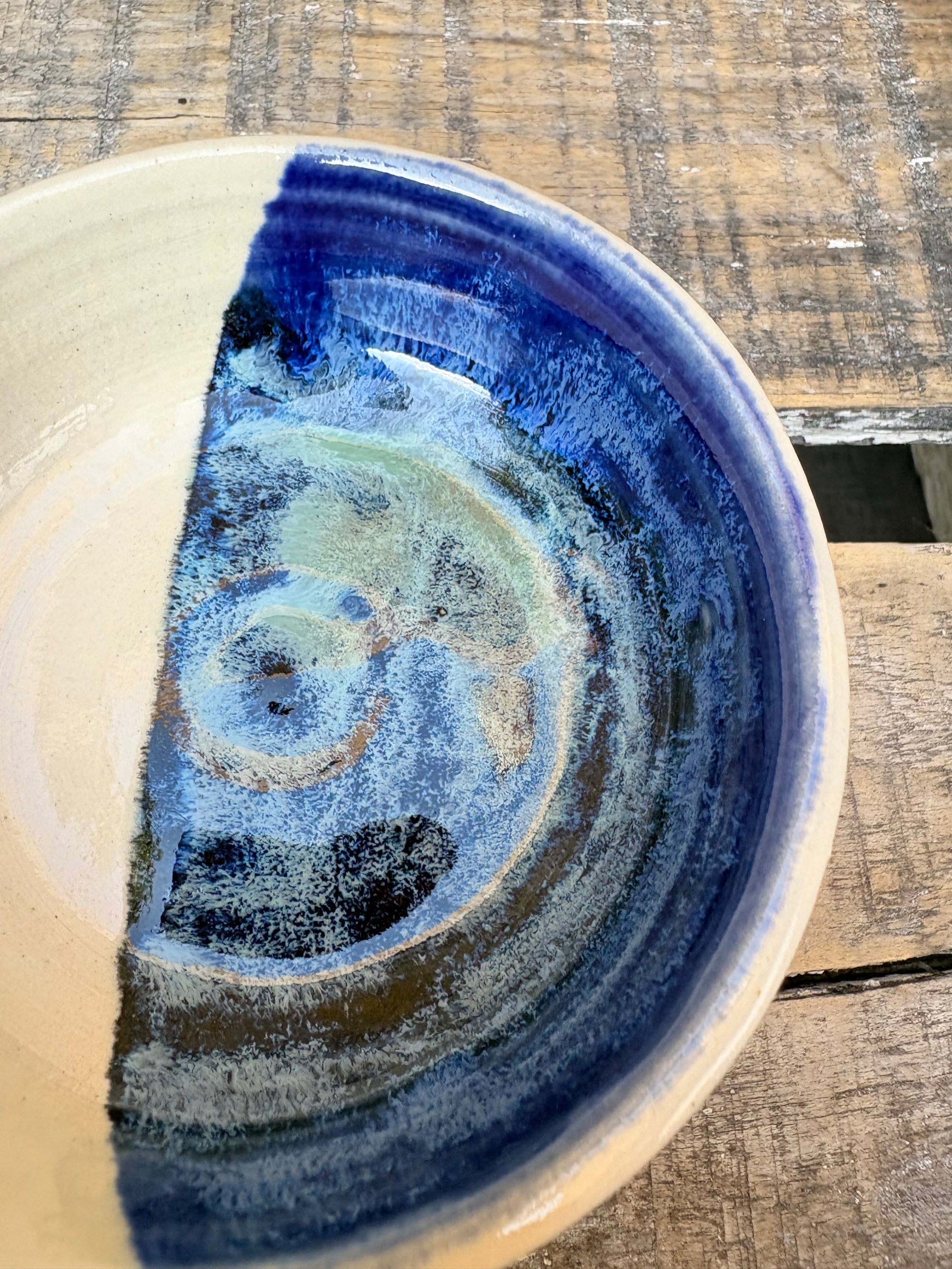 "random shit" trinket dish (blue)