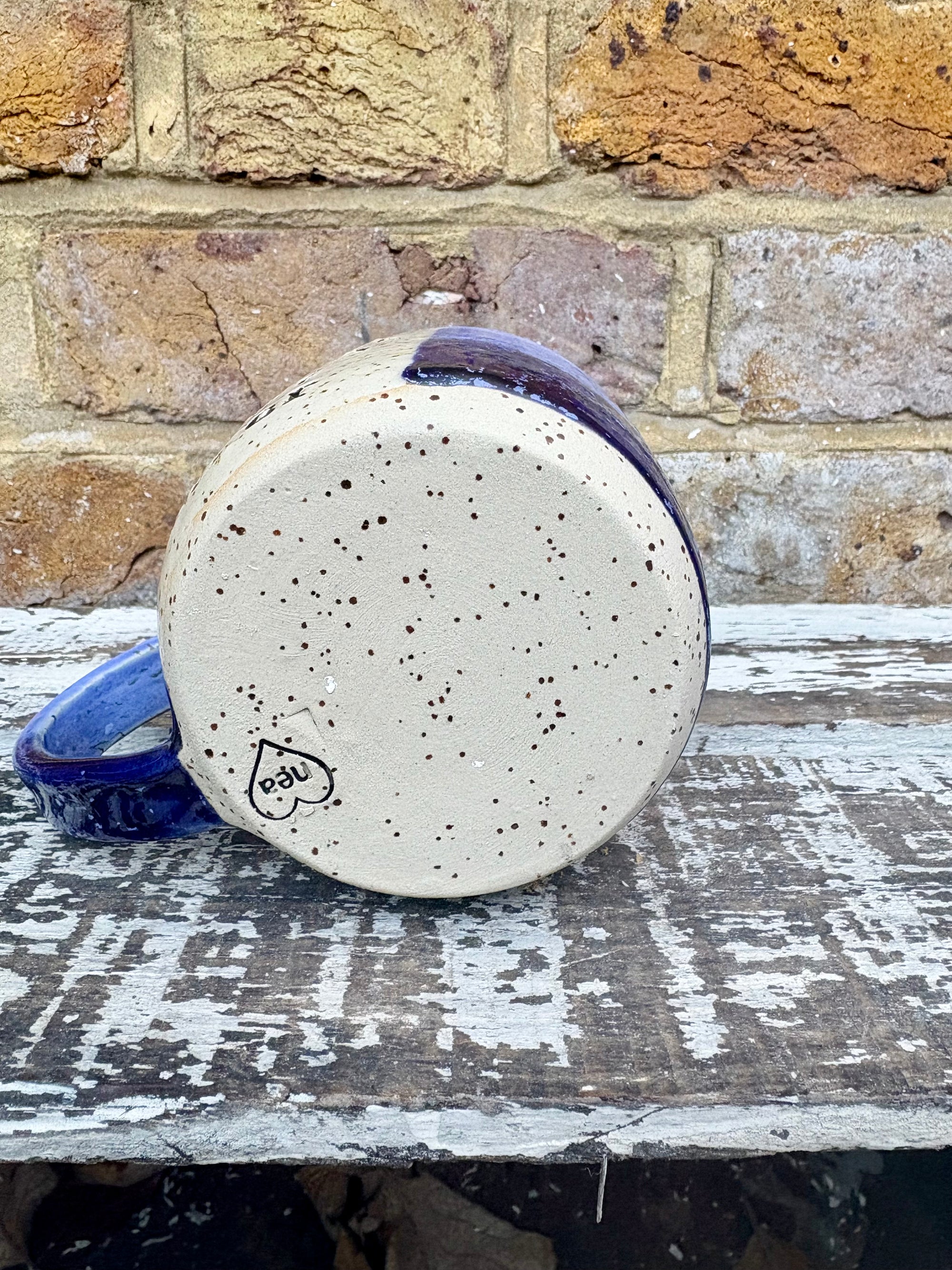 "bellend fuckwit dickwad dipshit wanker" mug (Blues)