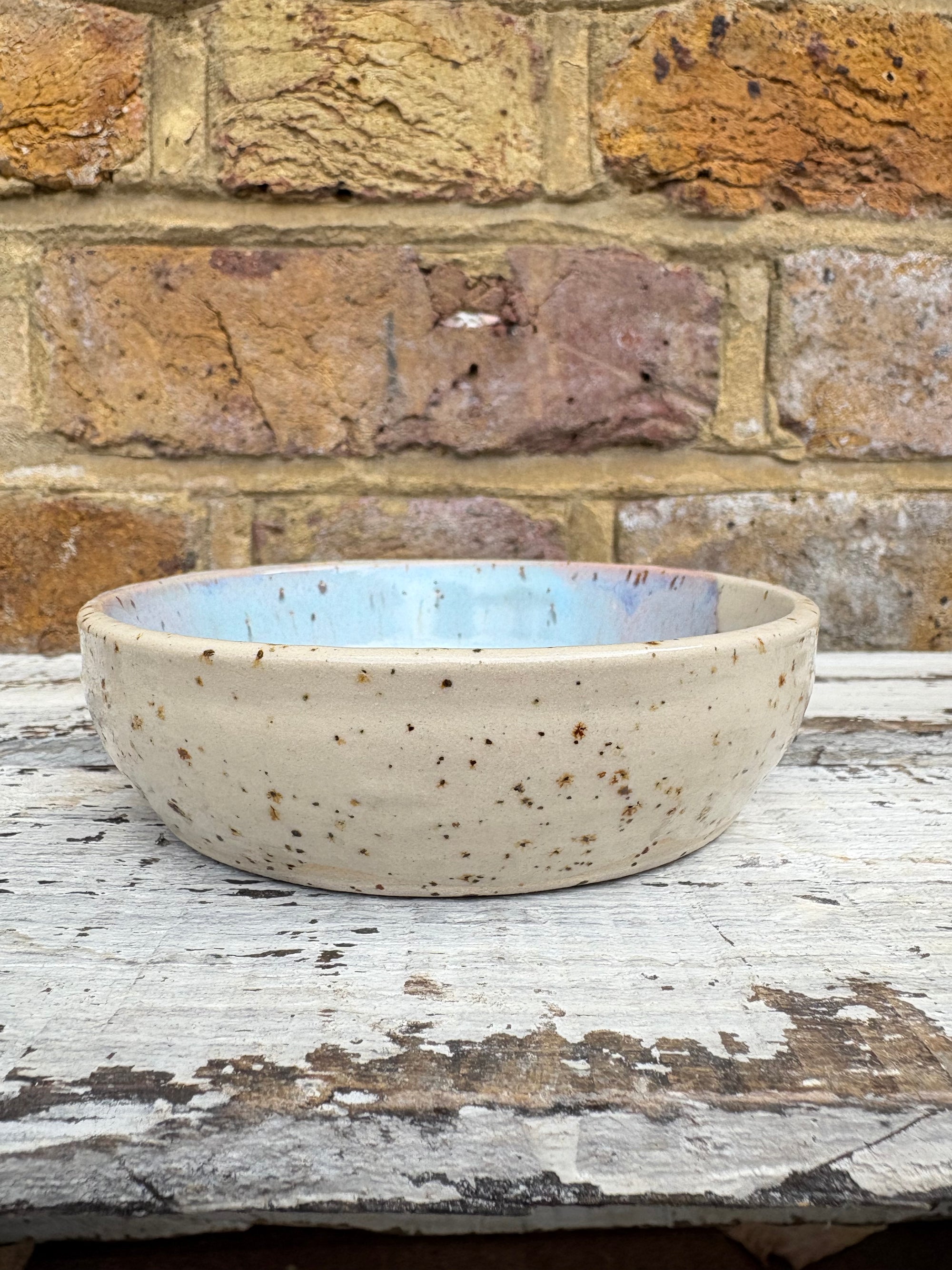 “shit I mustn't lose" trinket dish (pink night sky)