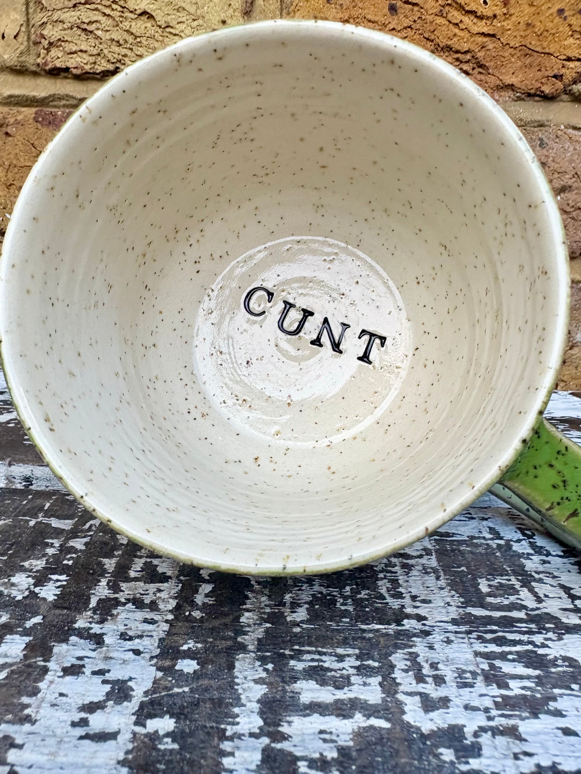 Cunt mug (green)