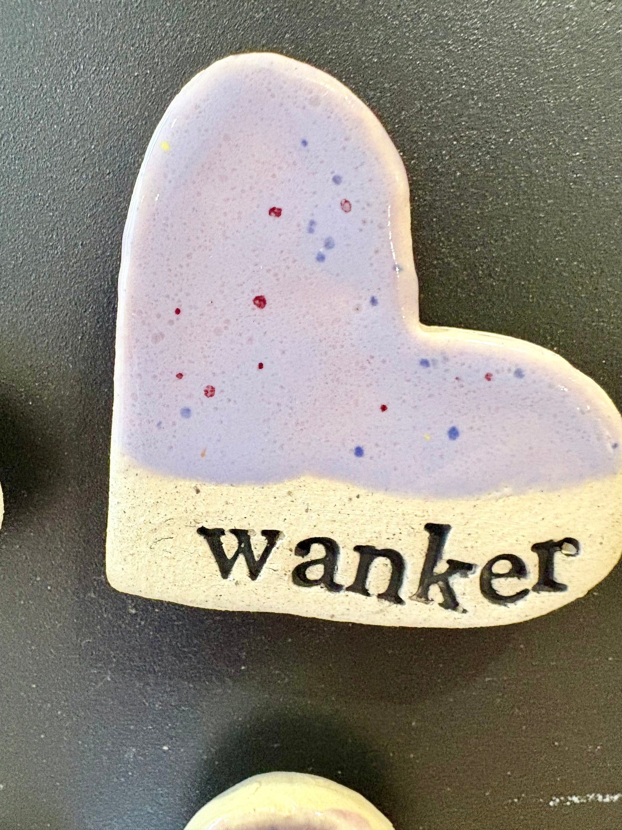 Sweary Magnet Set (4 medium sized heart shaped magnets)