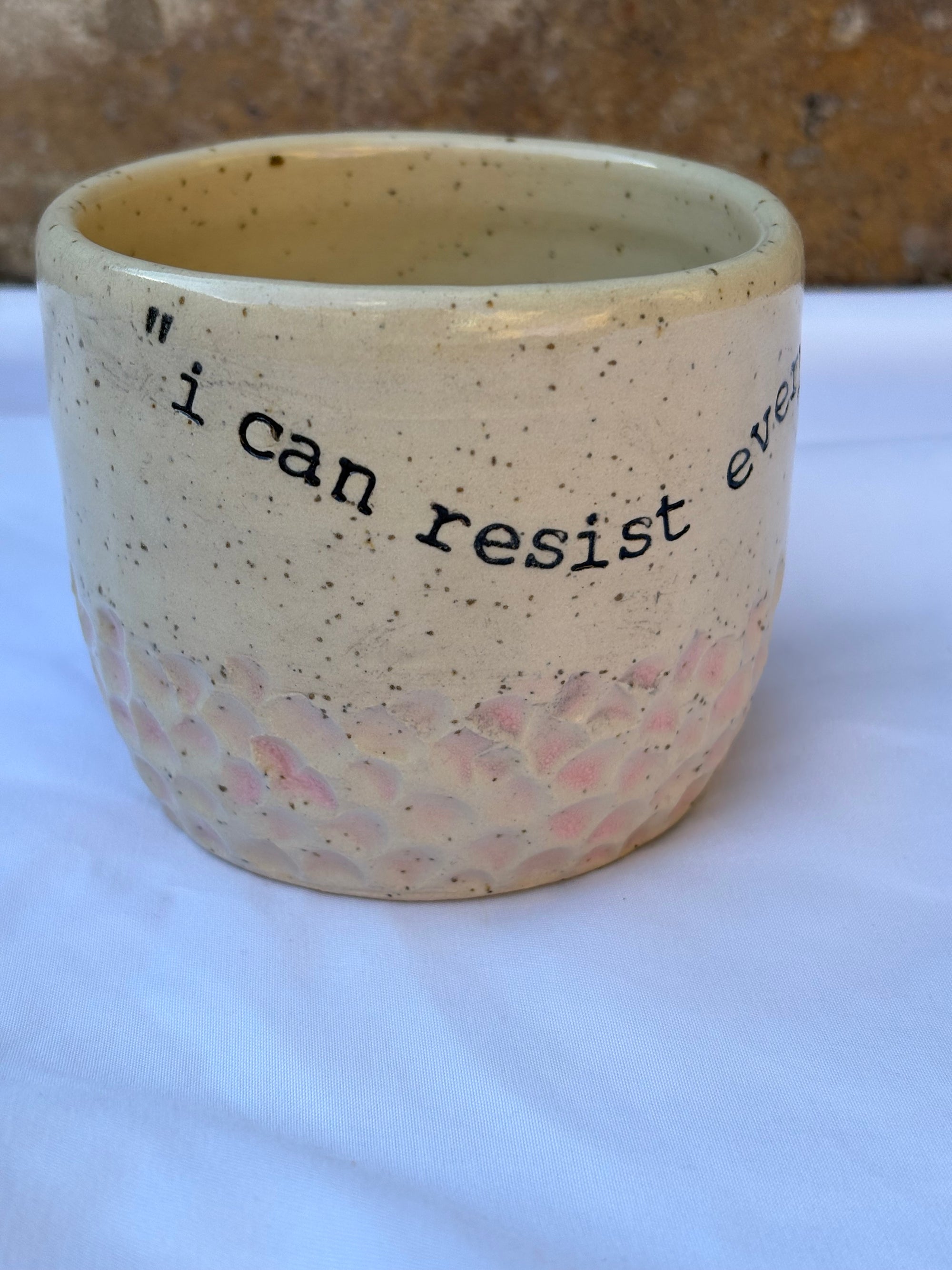 Oscar Wilde "temptation" pot