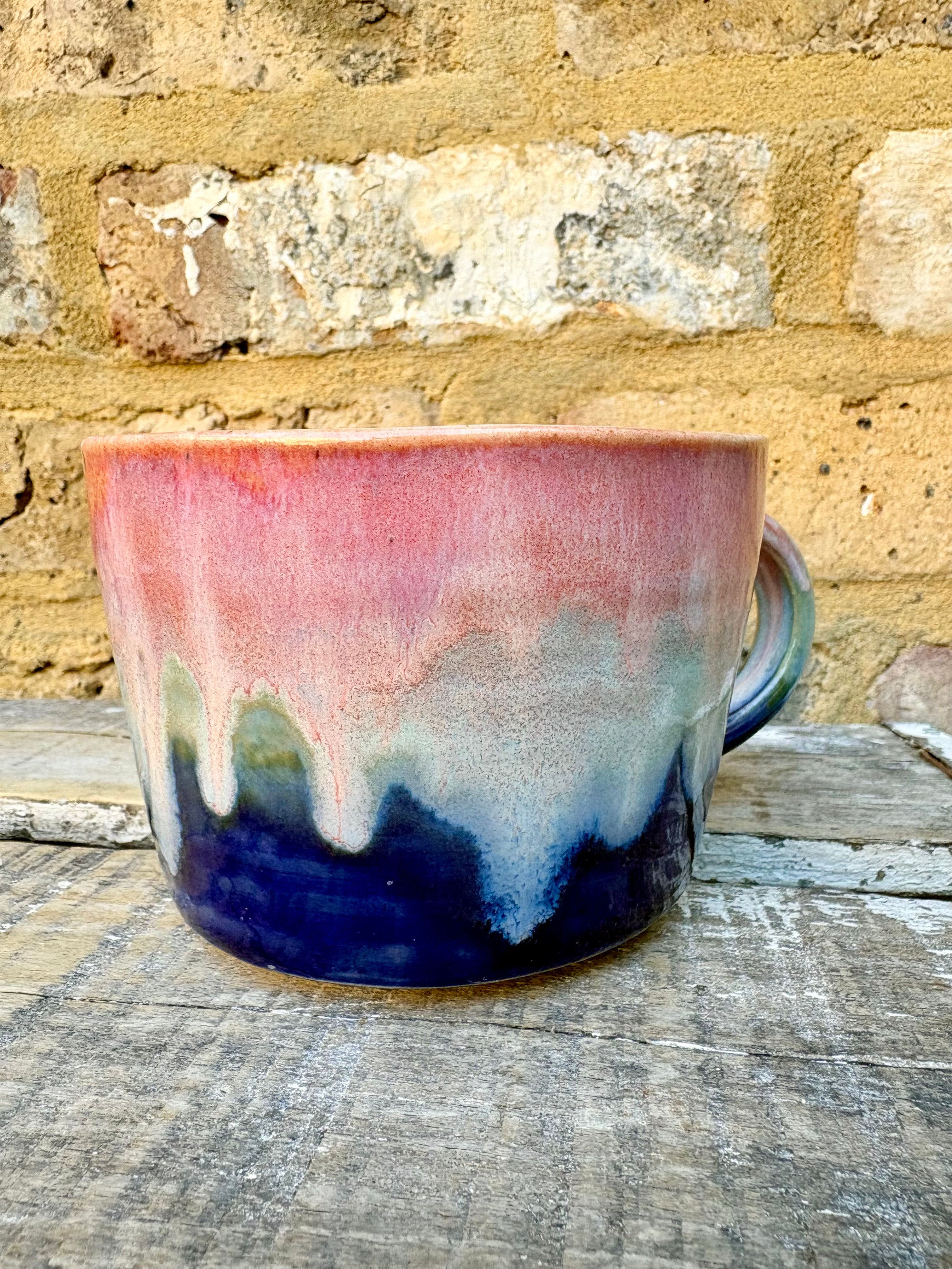 "tell me, what is it you plan to do with your one wild and precious life?" mug (300ml)