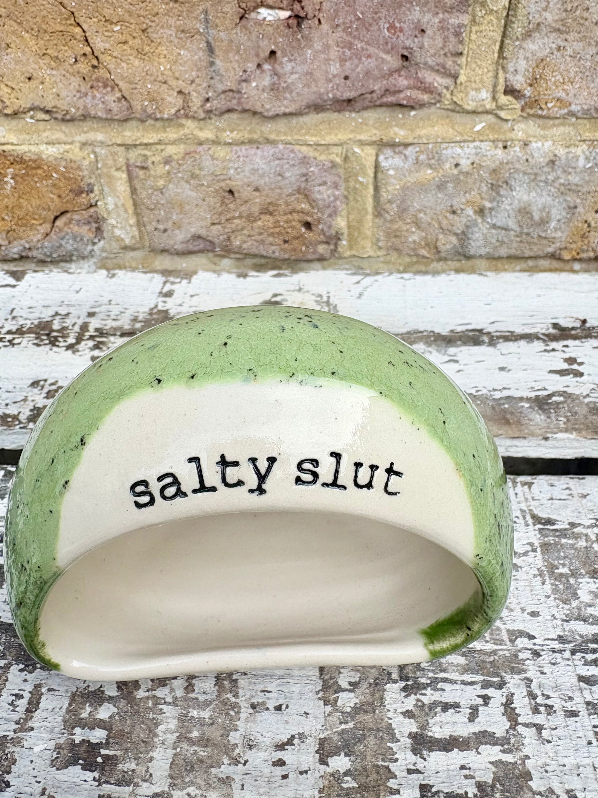 "Salty Slut" Salt Pig (Green Dream)