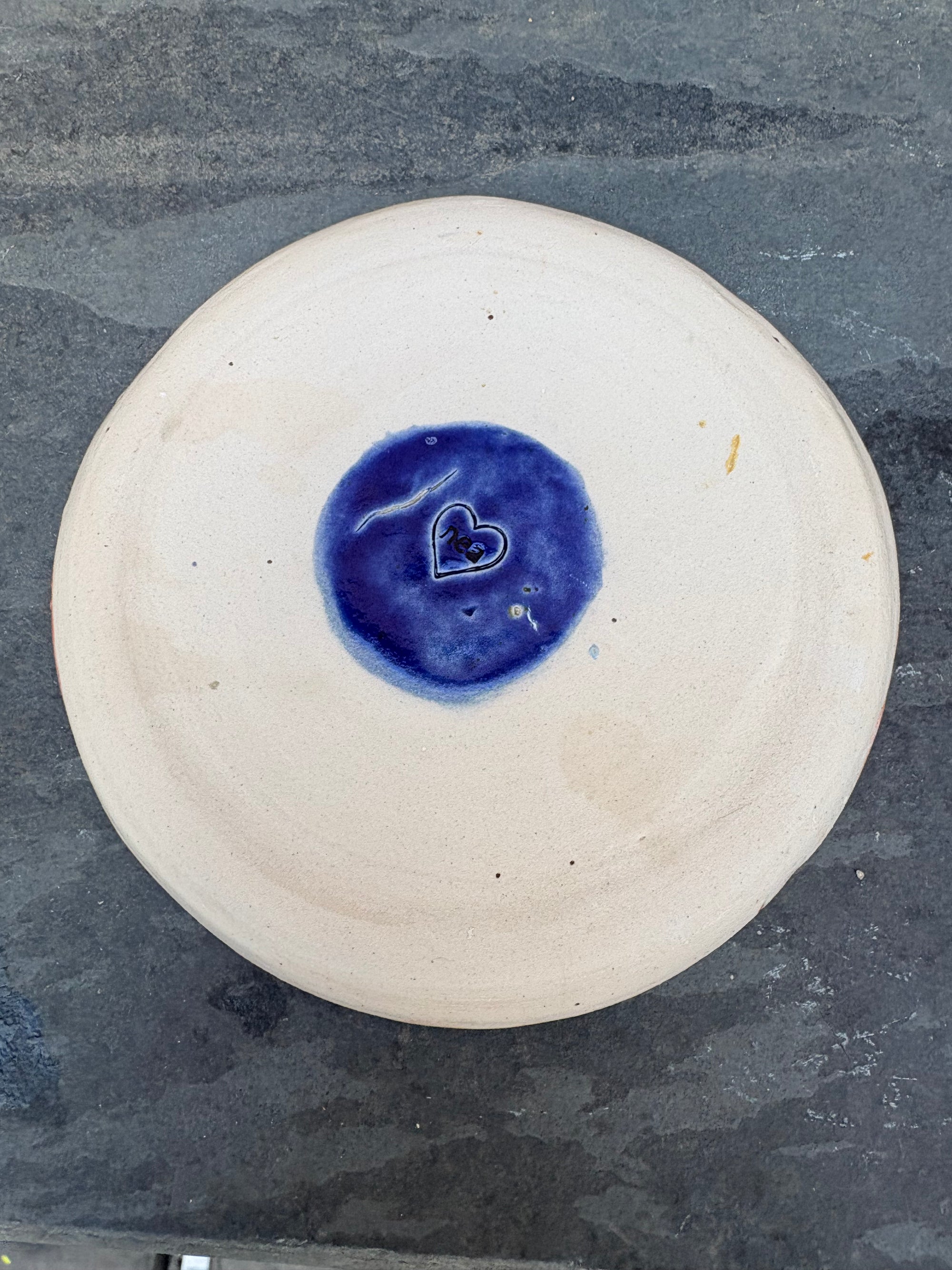 Butter Dish (butter slut, pink night sky, cream clay, knob)