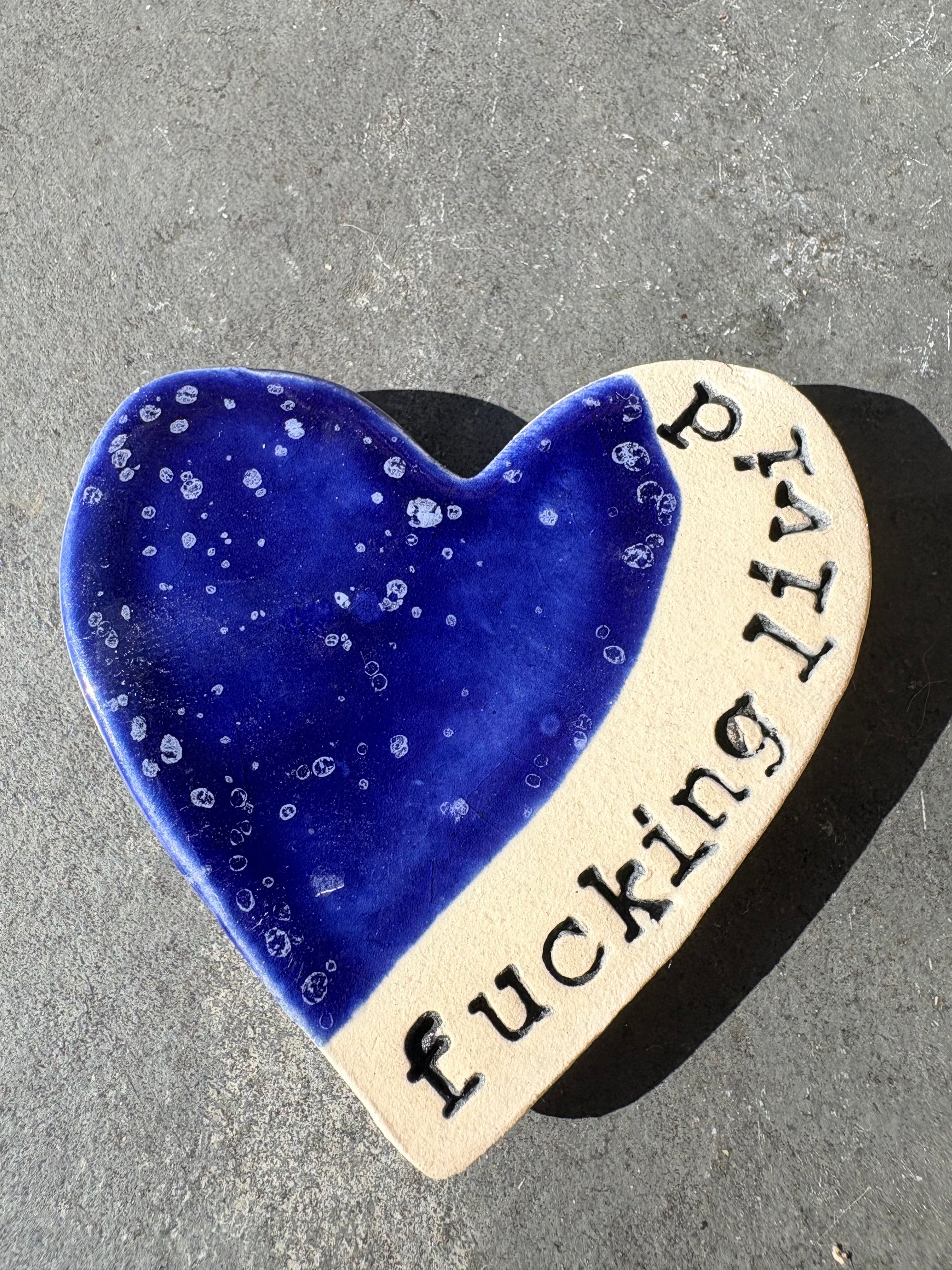 “fucking livid" magnet (blue, large)