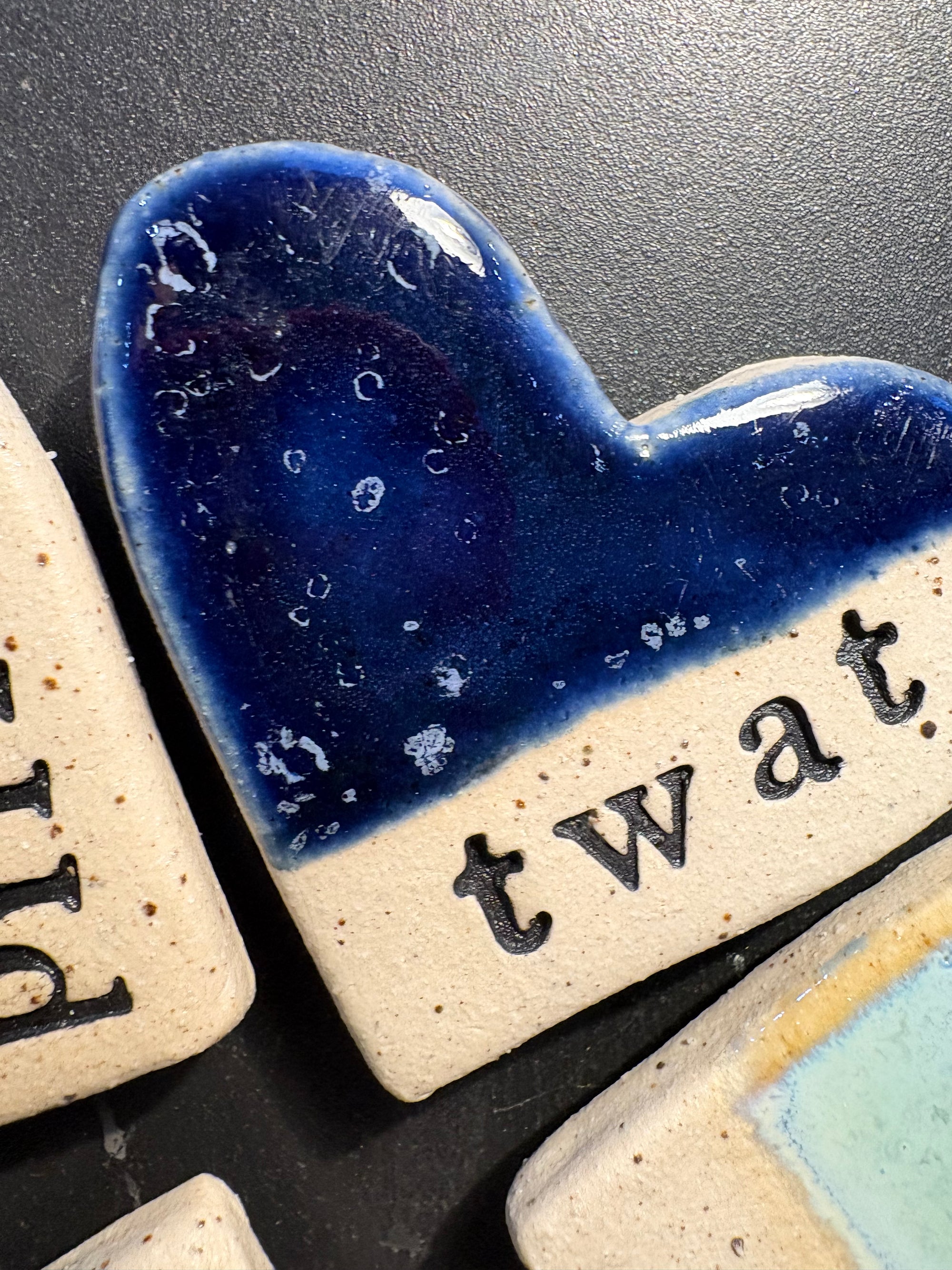 Sweary Magnet Set (4 heart shaped magnets)