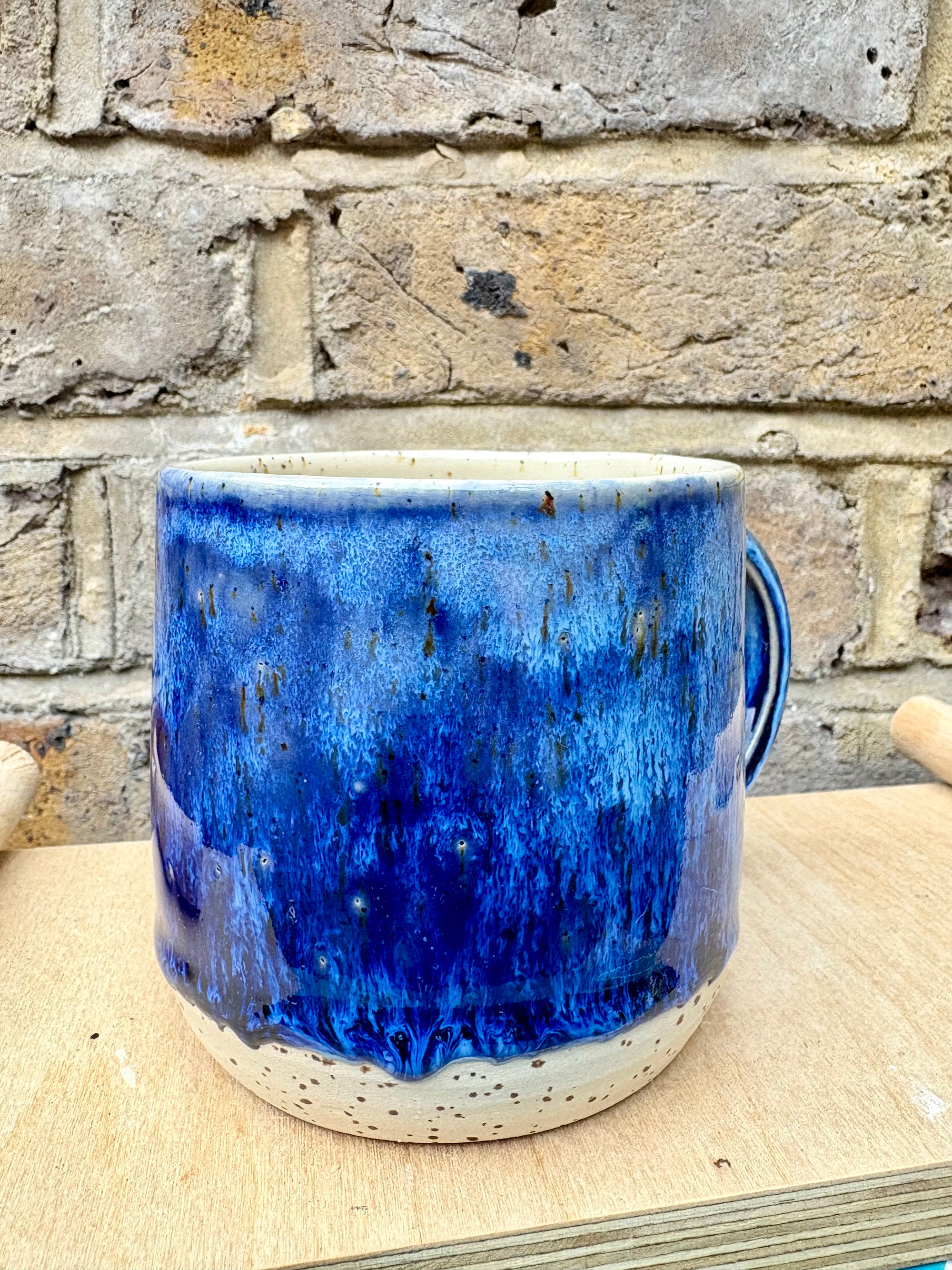 "Fuck off i'm reading" mug (deep blue)