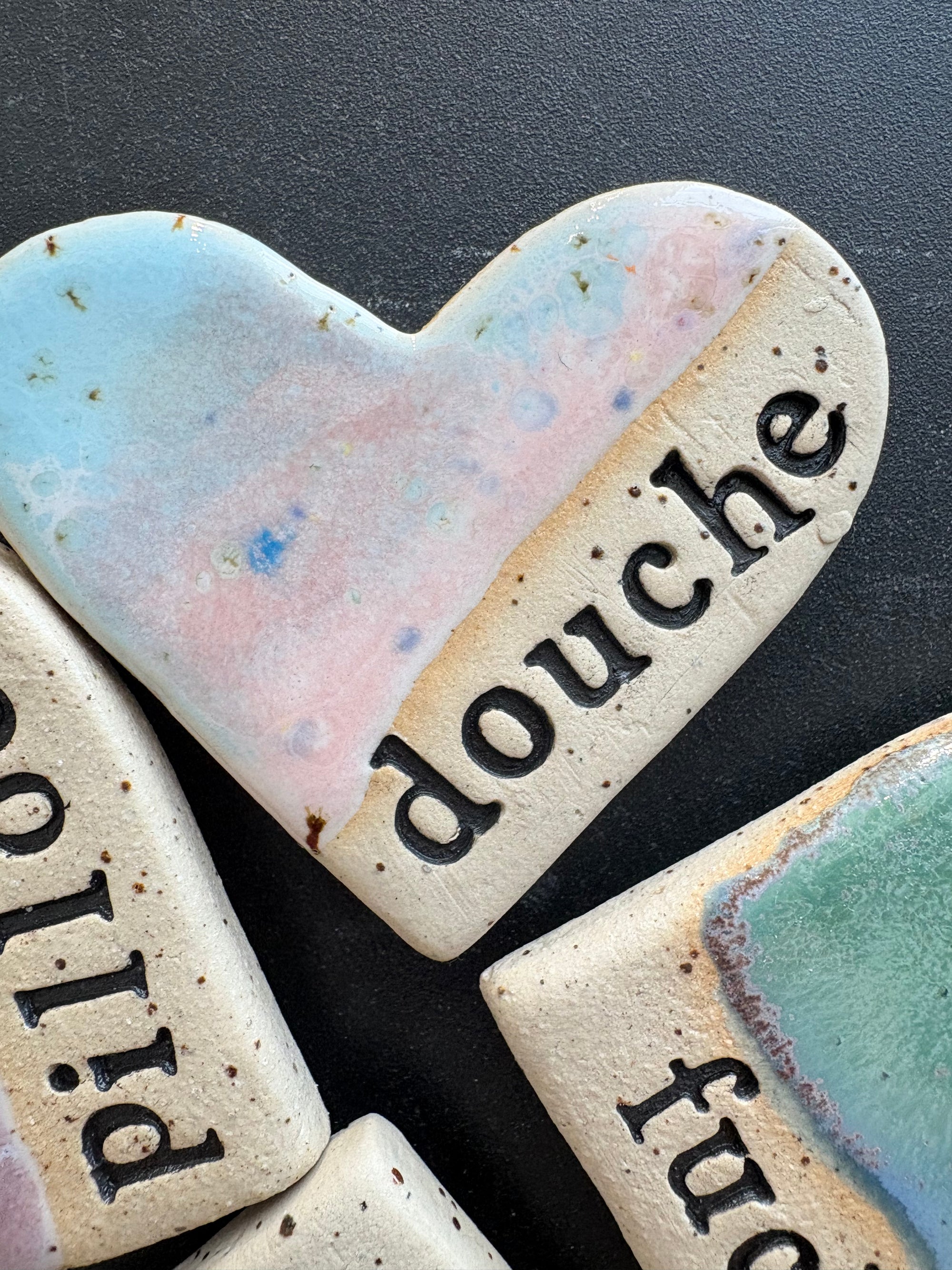 Sweary Magnet Set (4 heart shaped magnets)