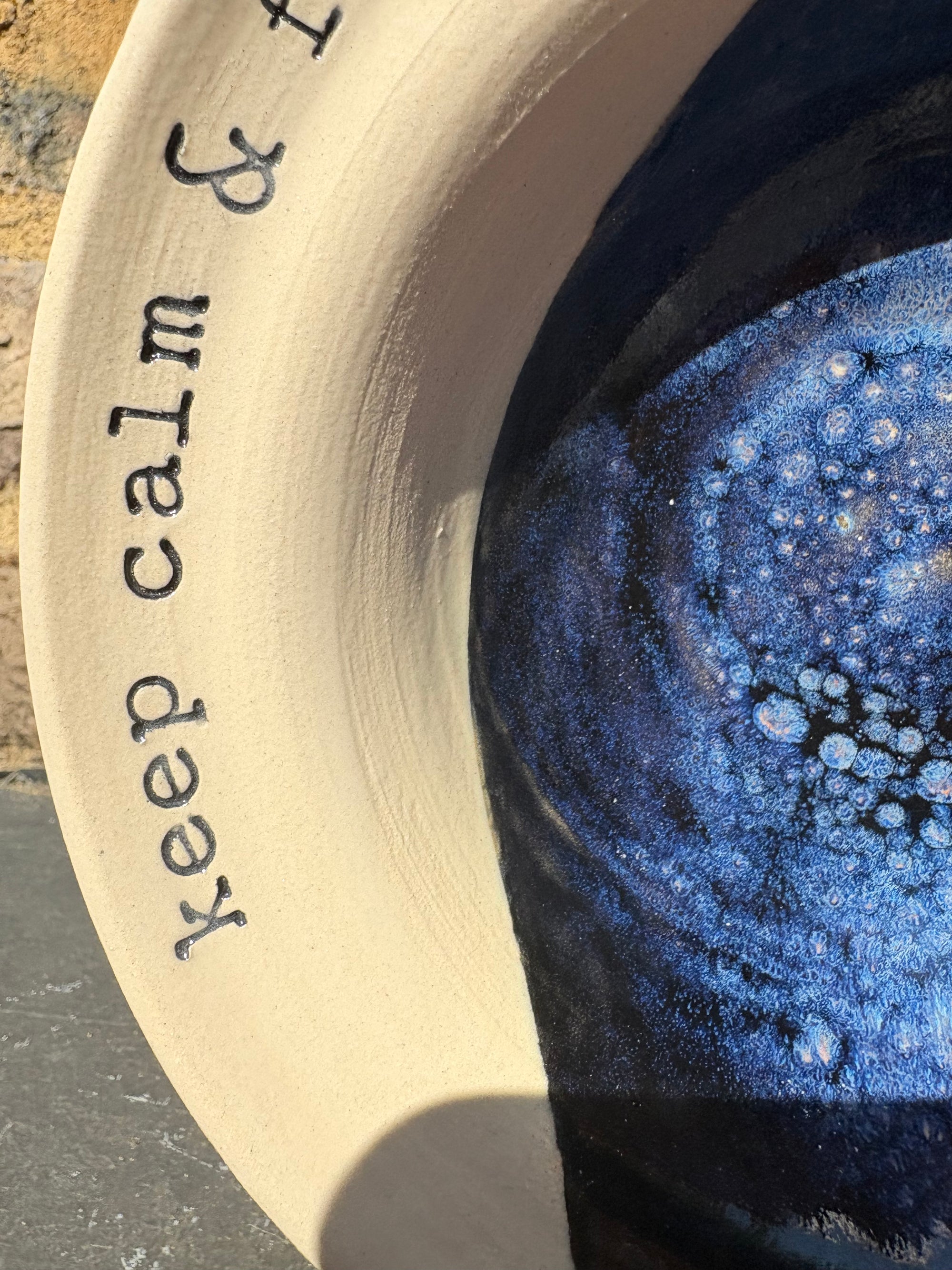 “keep calm and fuck off" bowl