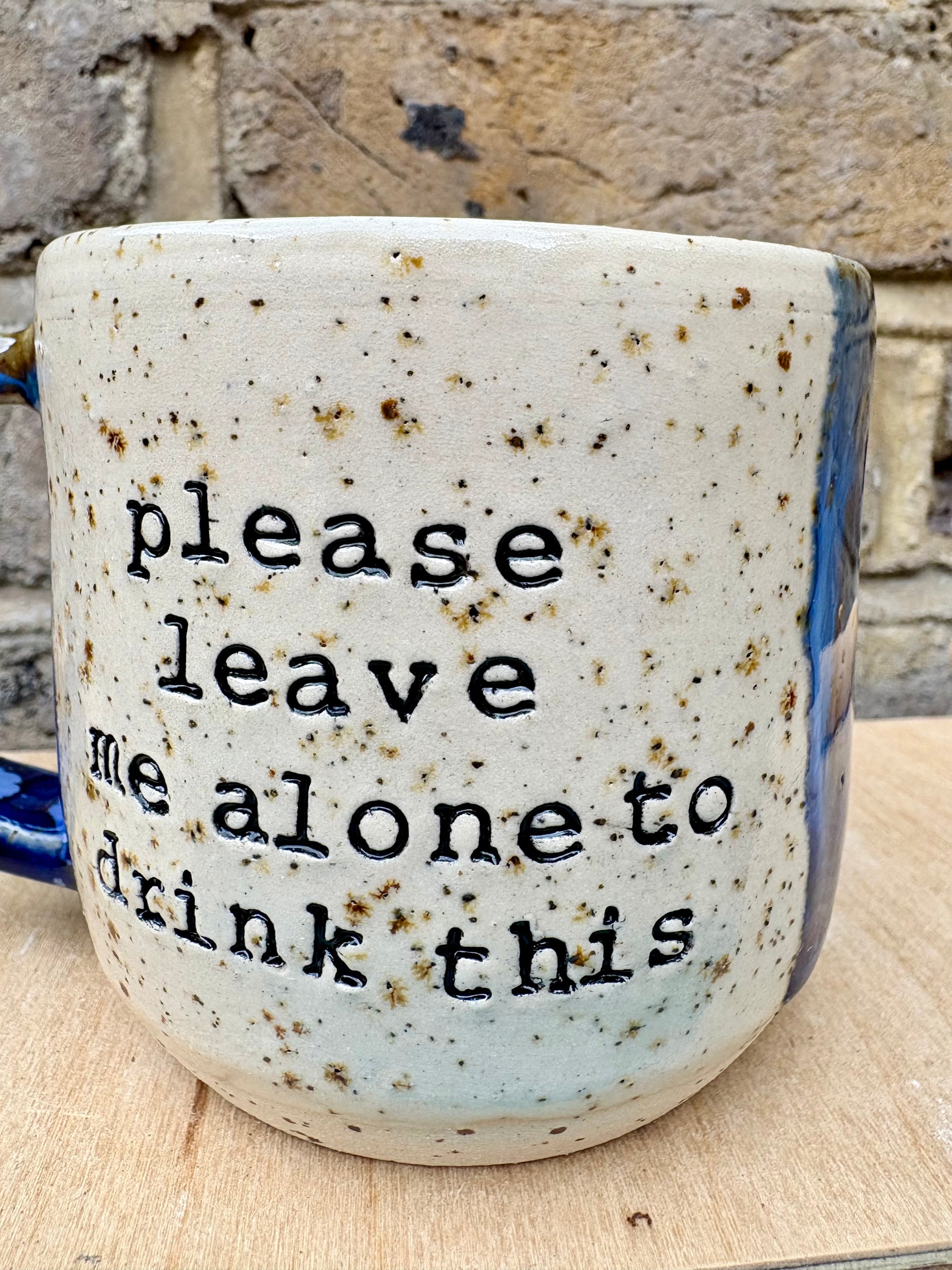 "please leave me alone to drink this" (Deep Blue)