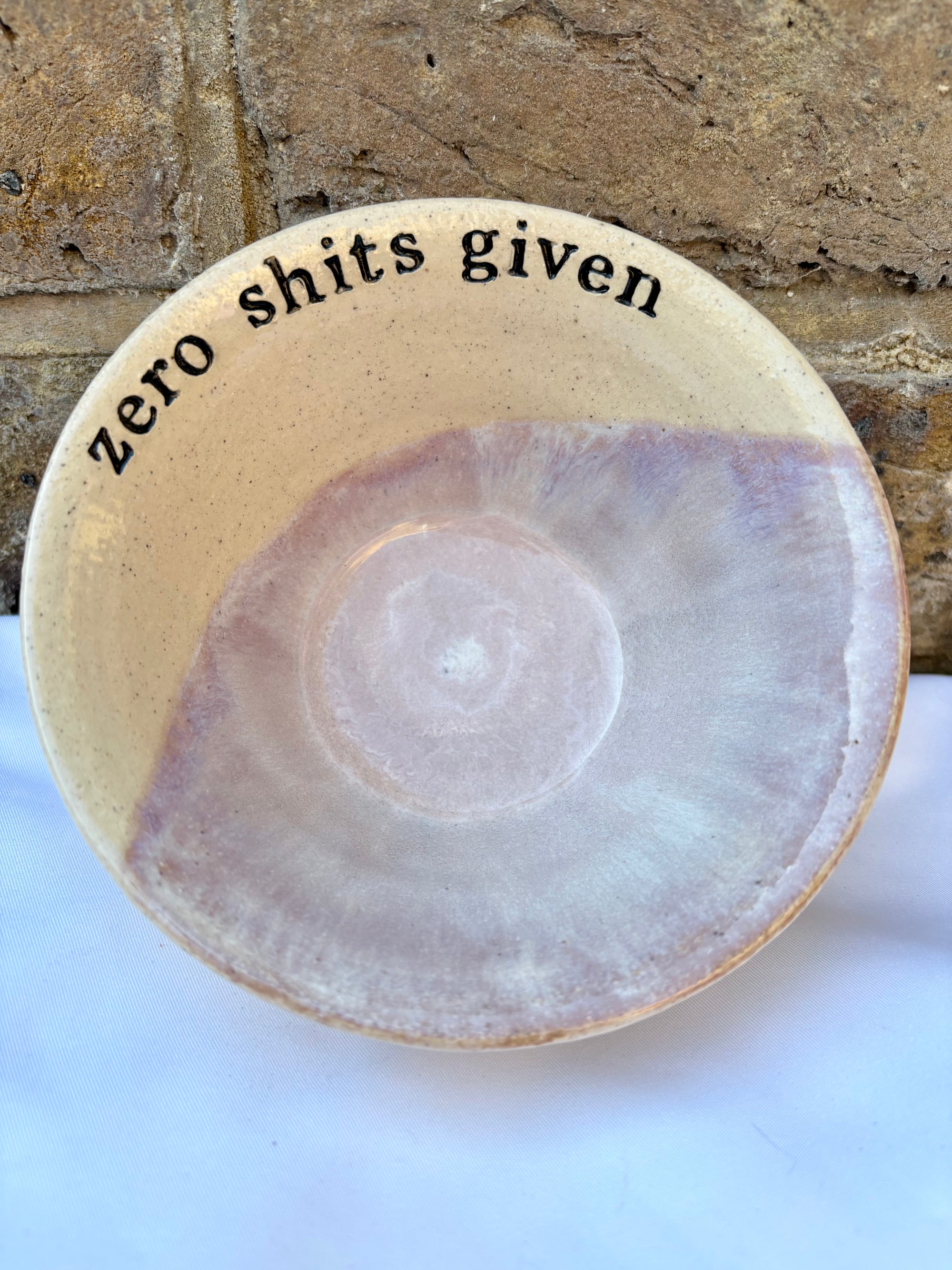 "zero shits given" bowl